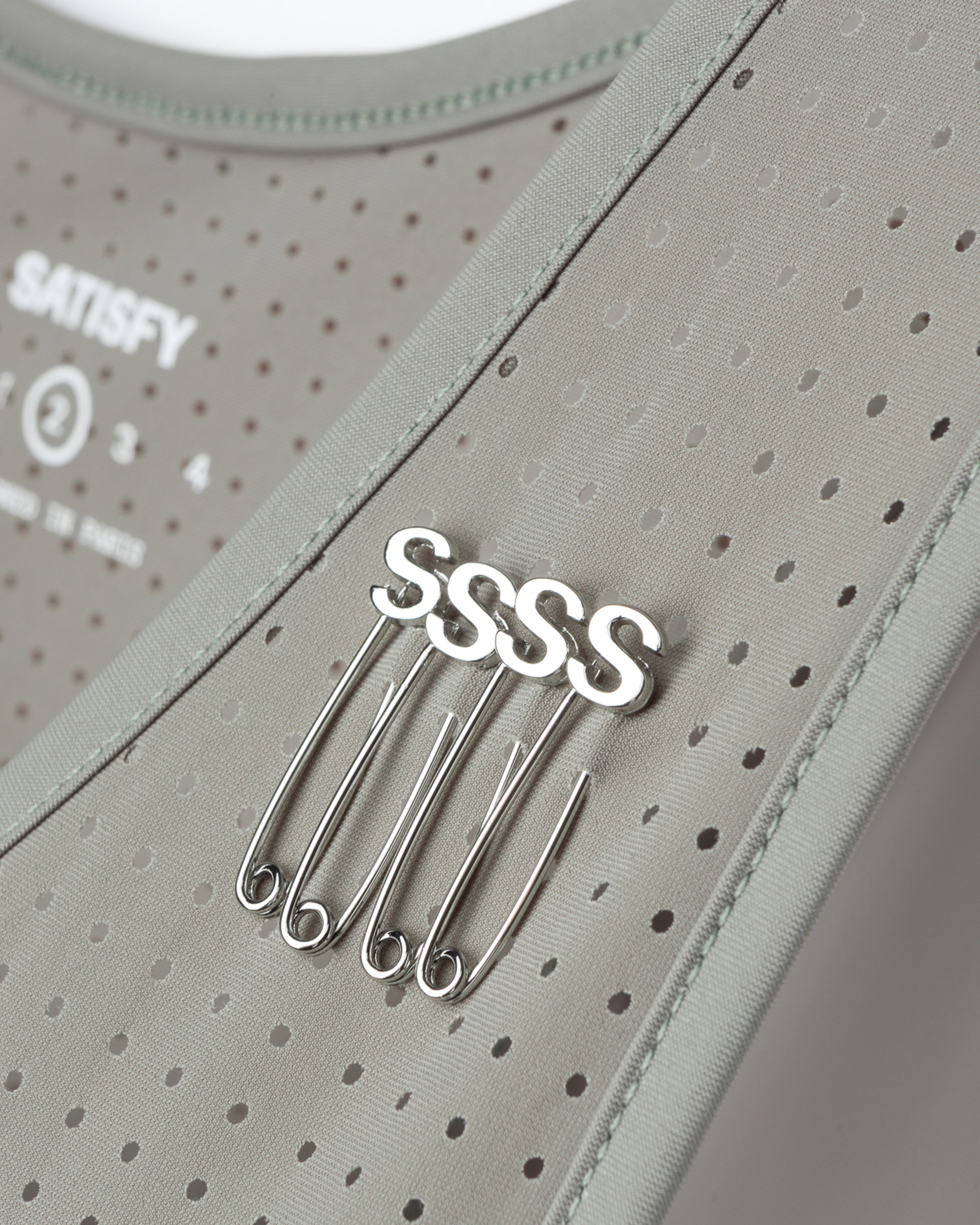 Space-O Singlet - Dry Sage