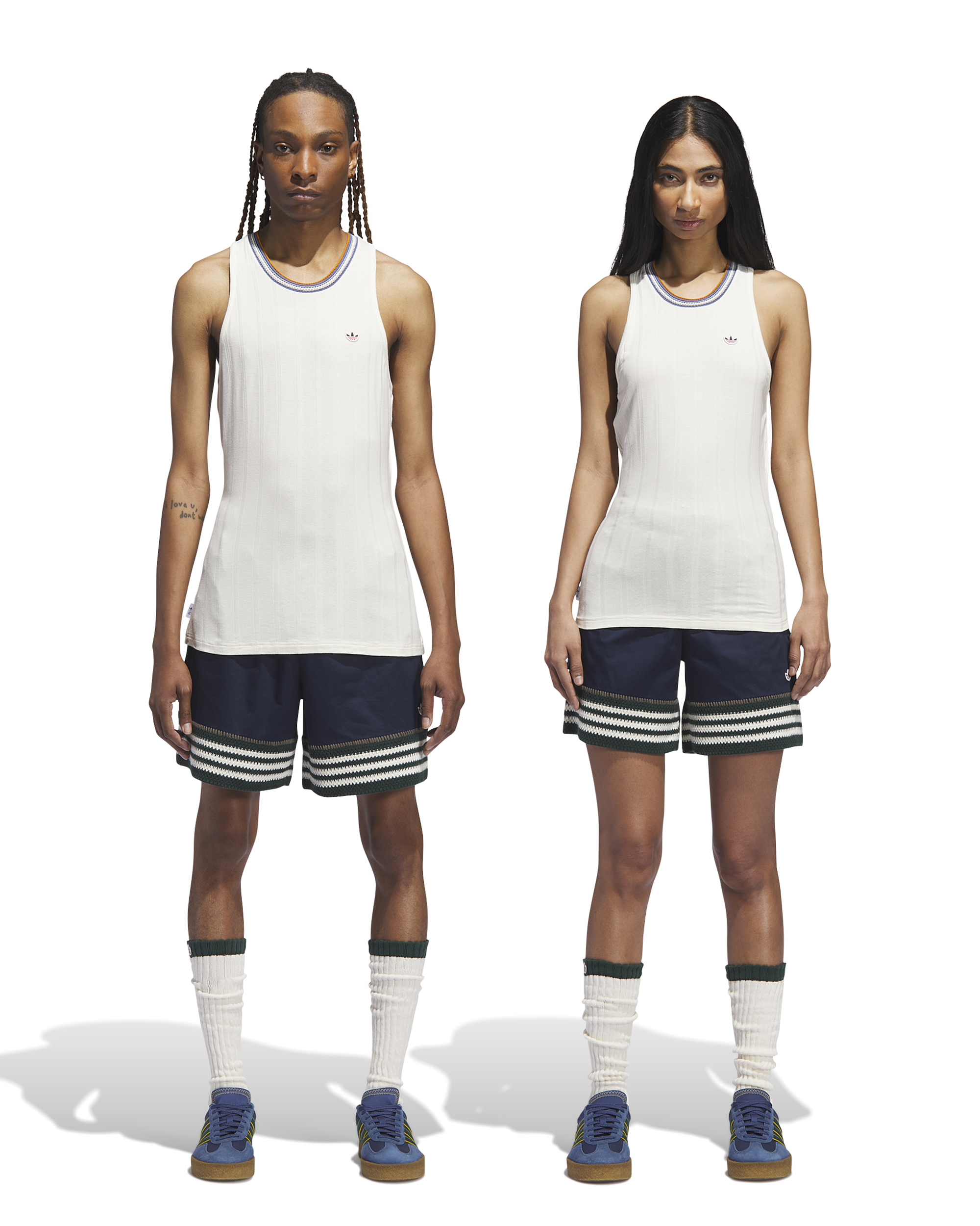 CLOT Knit Collar Tank - Cream