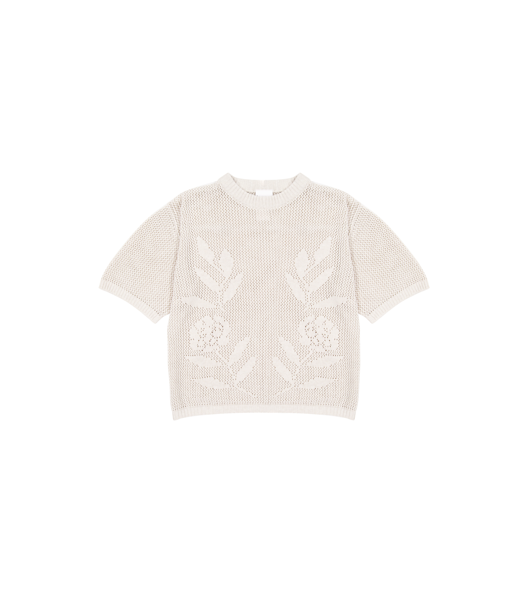 Rosa Tee - Oat Melange