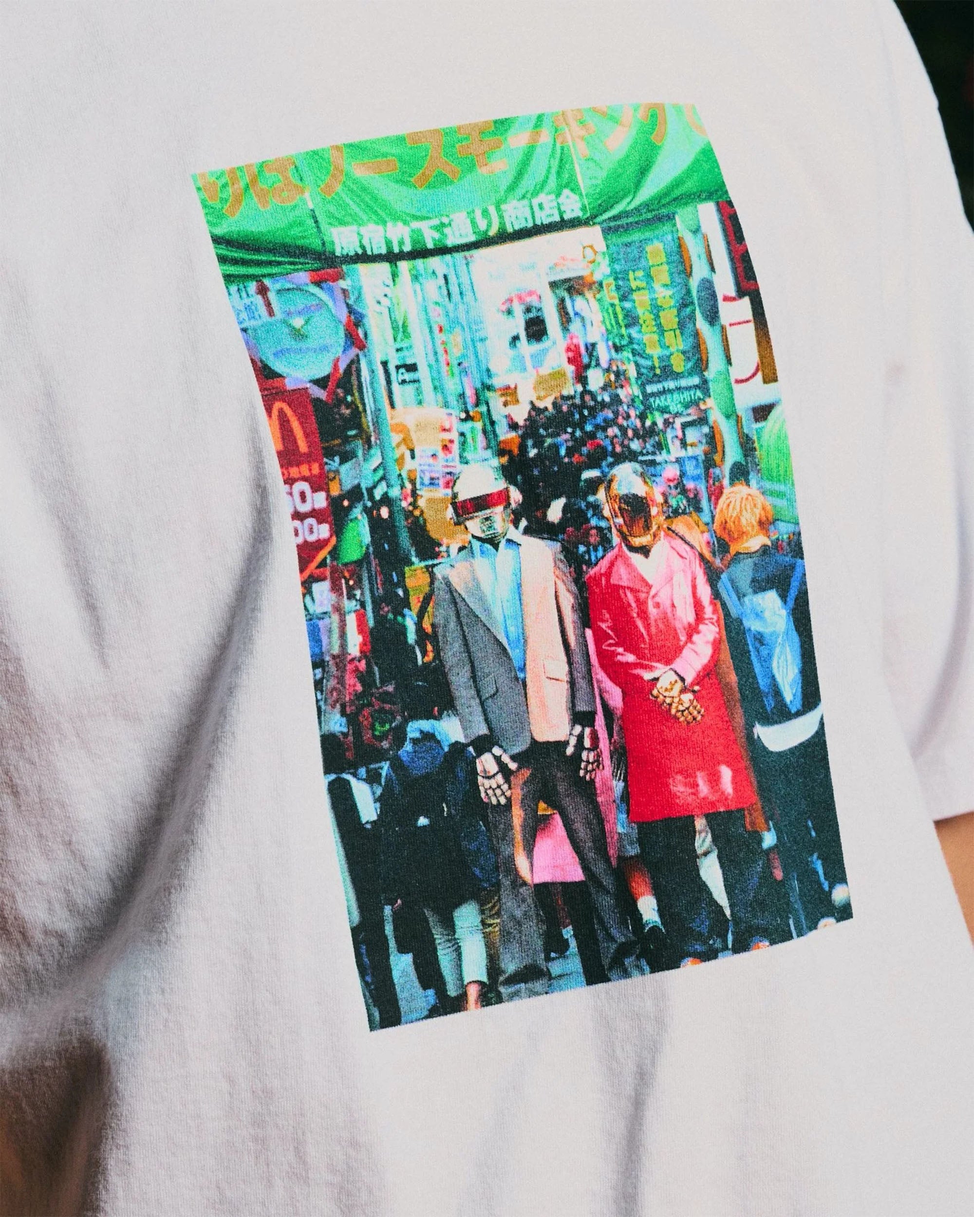 Daft Punk Harajuku T-shirt - White