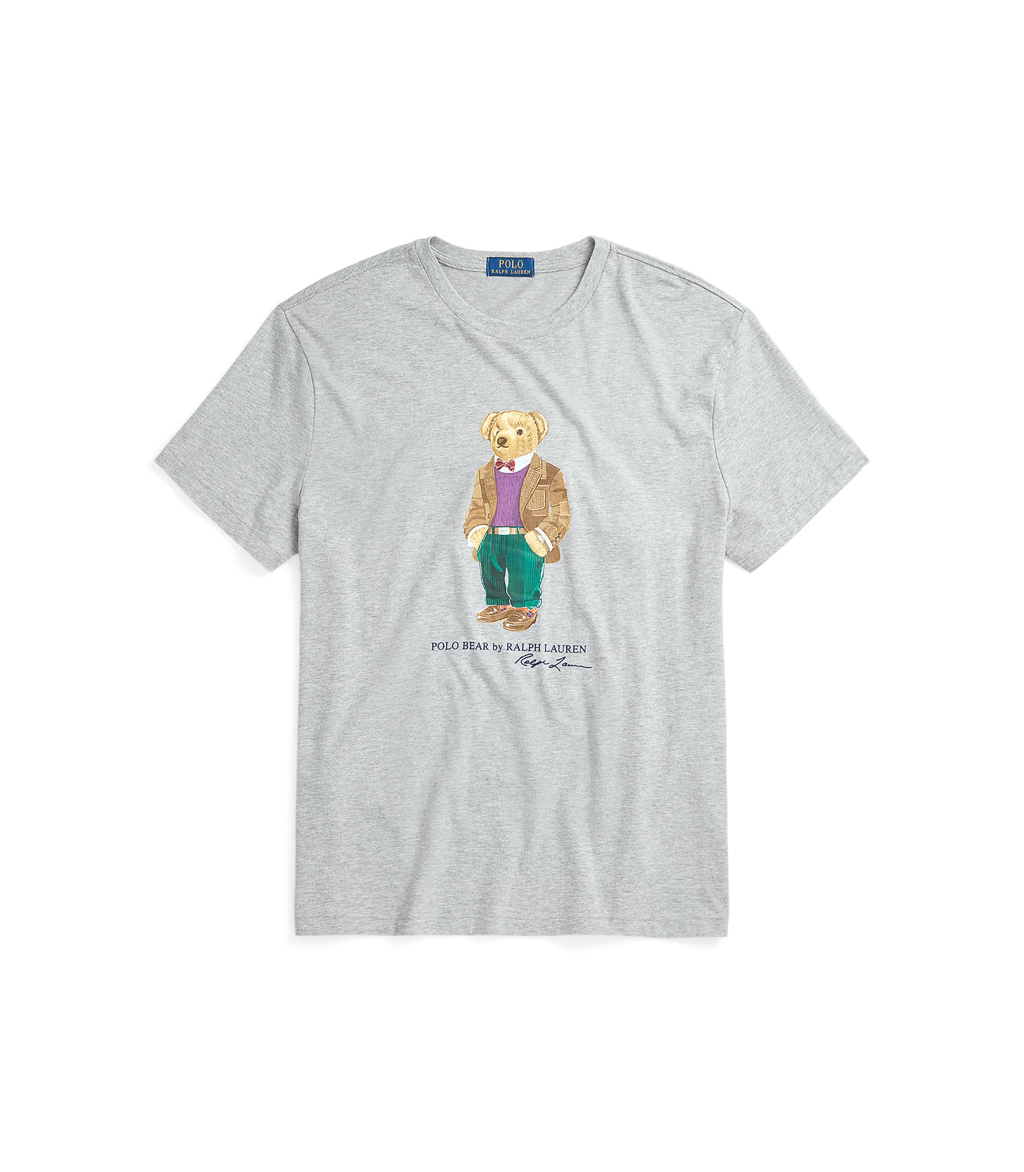 Classic Fit Polo Bear Jersey T-Shirt - Grey