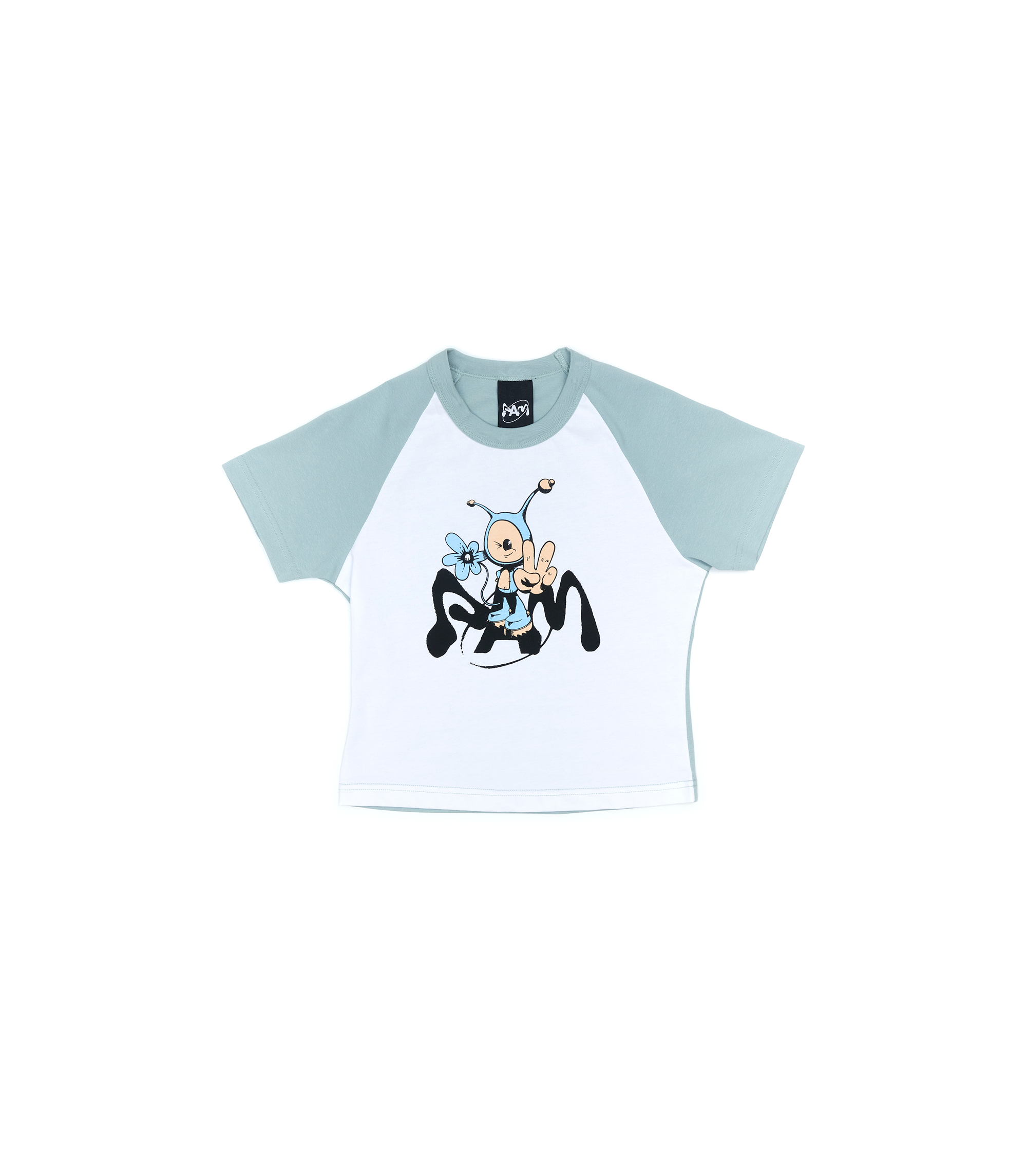 Marpi Raglan Baby Tee - Multi