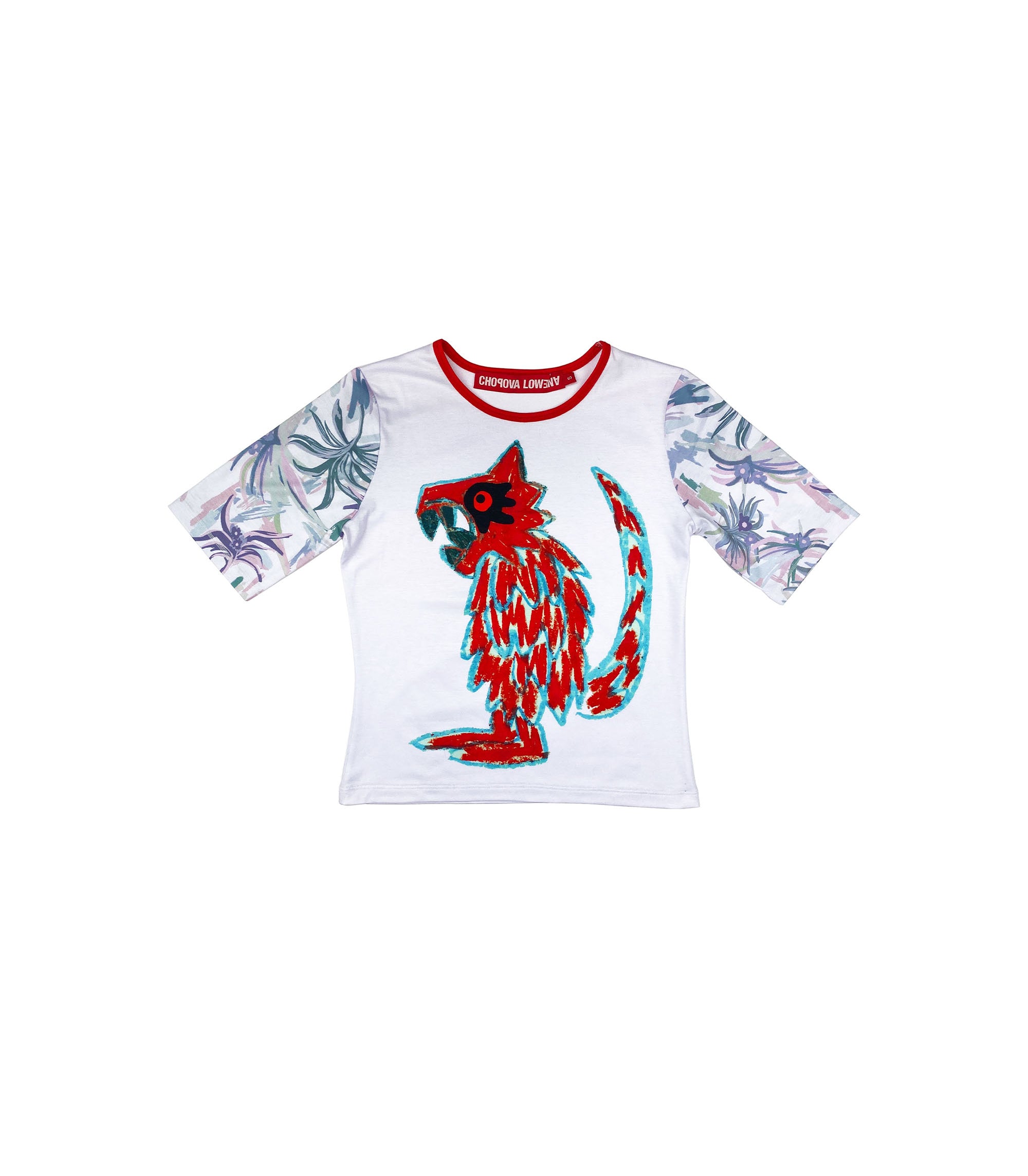 Grumpy Dragon Short Sleeve Jersey - White / Red