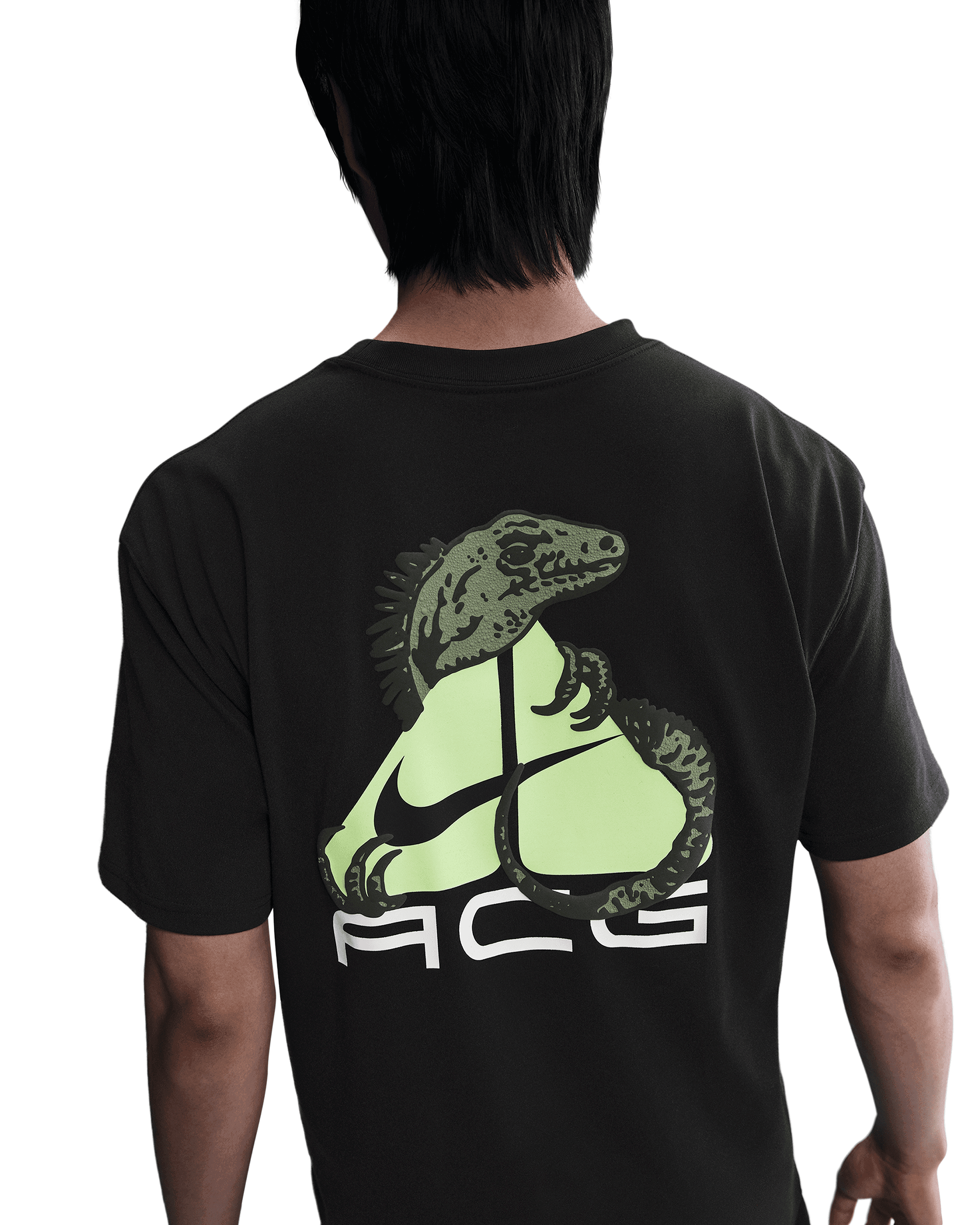 Tシャツ・カットソー Nike SS25 ACG IGUANA TEE (HJ0884 010) ACG Iguana T-Shirt - Black – HIGHS AND LOWS
