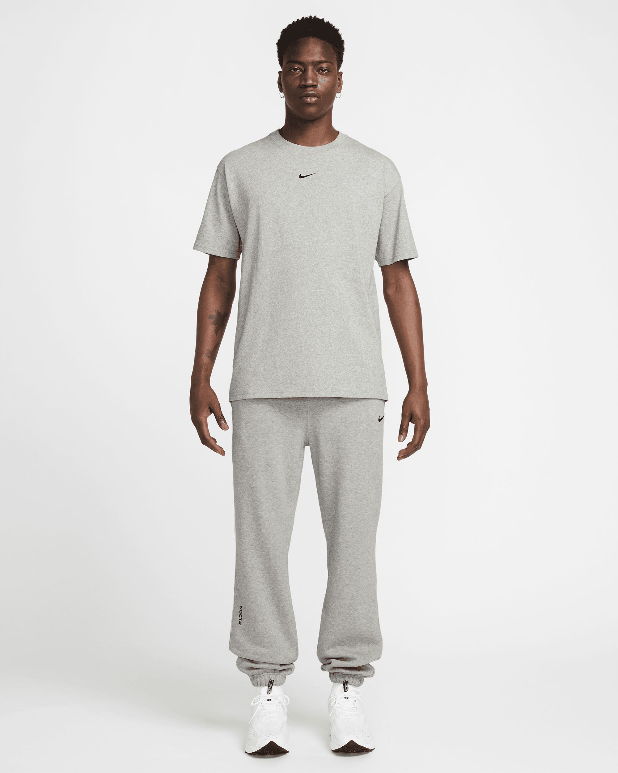 NOCTA Contrast Stitch T-Shirt - Dark Heather Grey