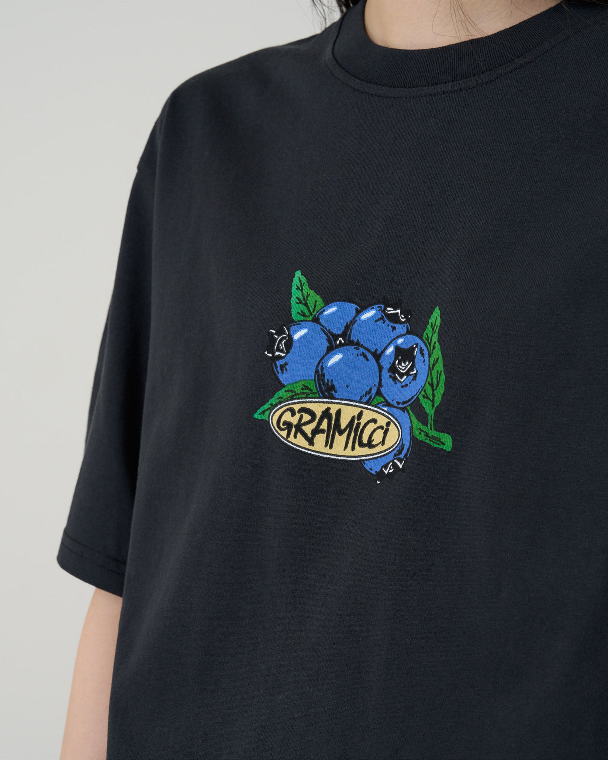 Blueberry T-Shirt - Vintage Black
