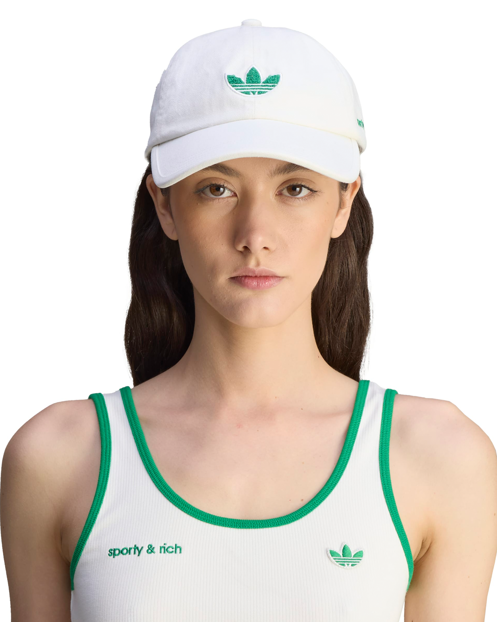 Sporty & Rich Tank - Off White / Green