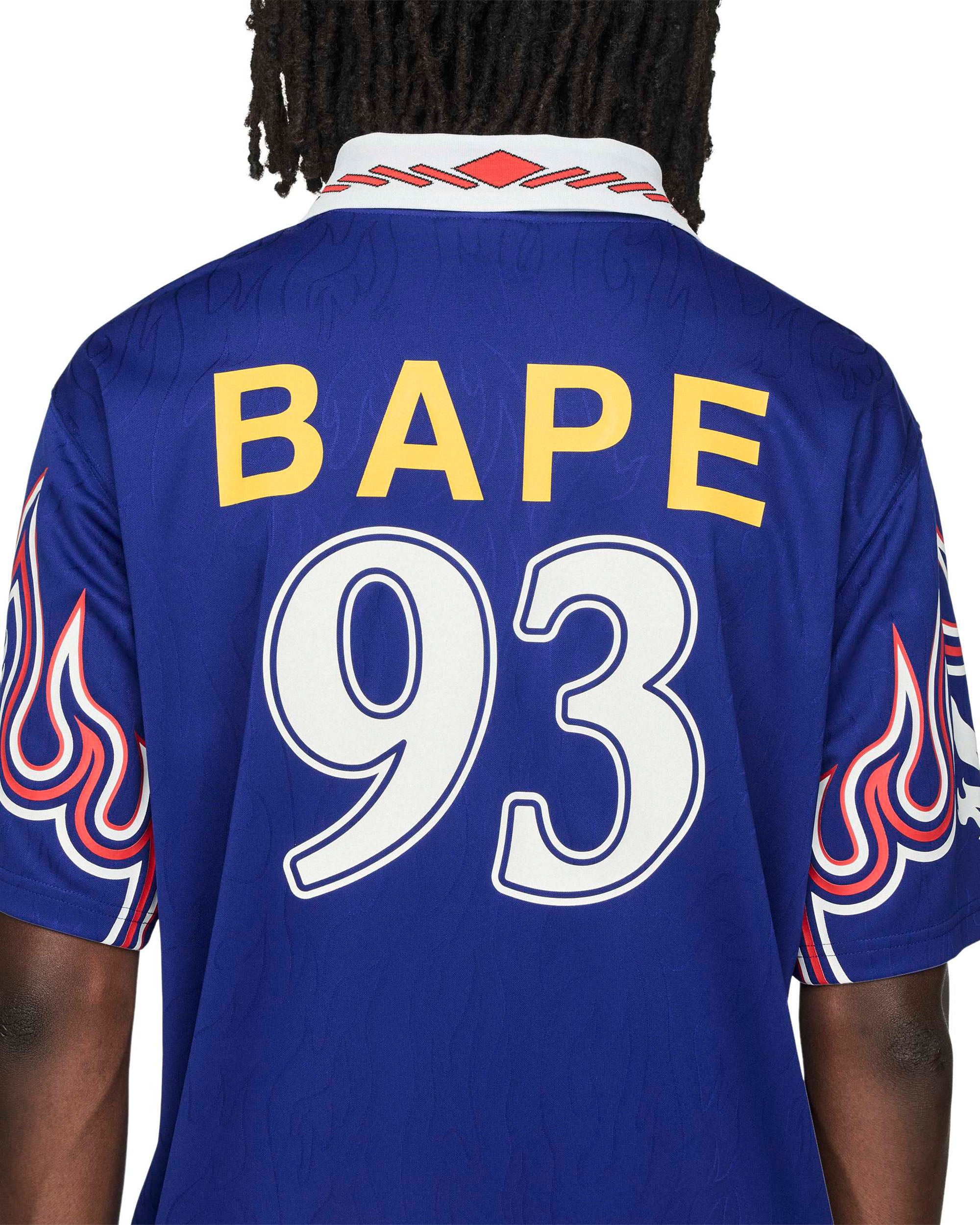 BAPE SSL Flame Jersey - Japan Blue