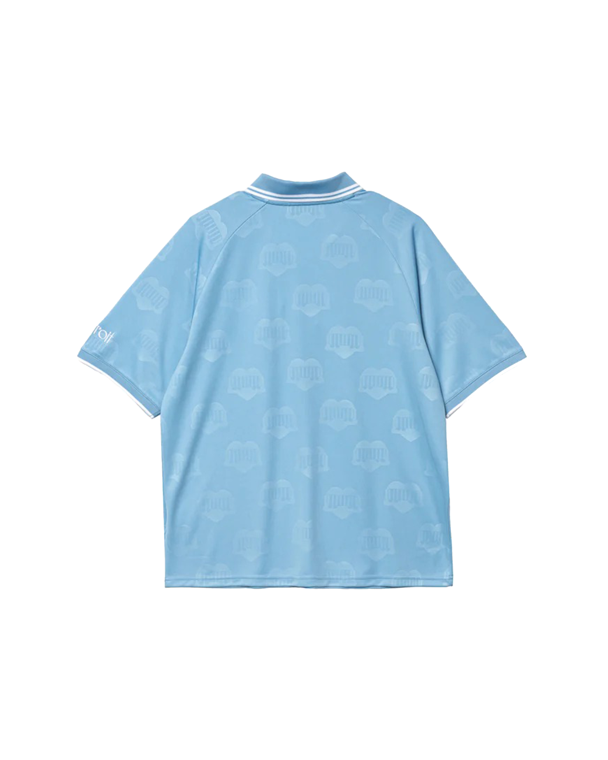 S/S Hartt’s Football T-Shirt - Heart Train Jacquard / Bluebird