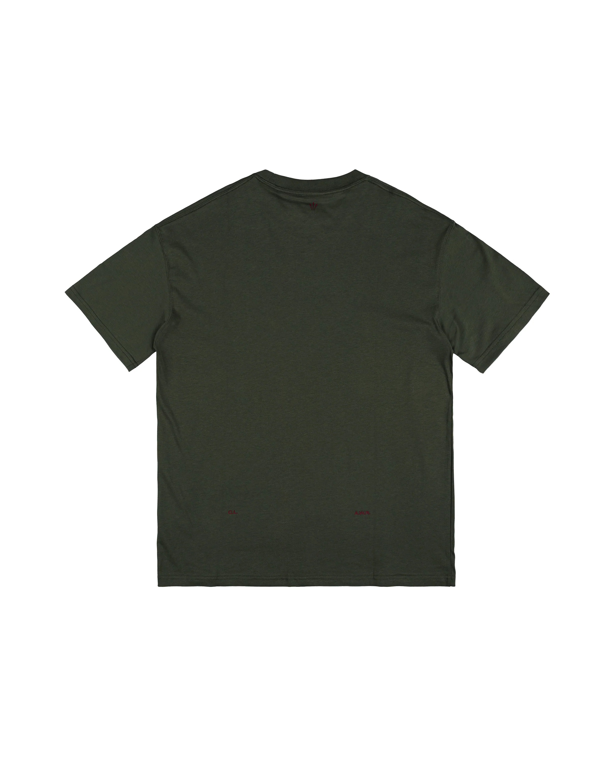 NOCTA Contrast Stitch T-Shirt - Cargo Khaki / Team Red