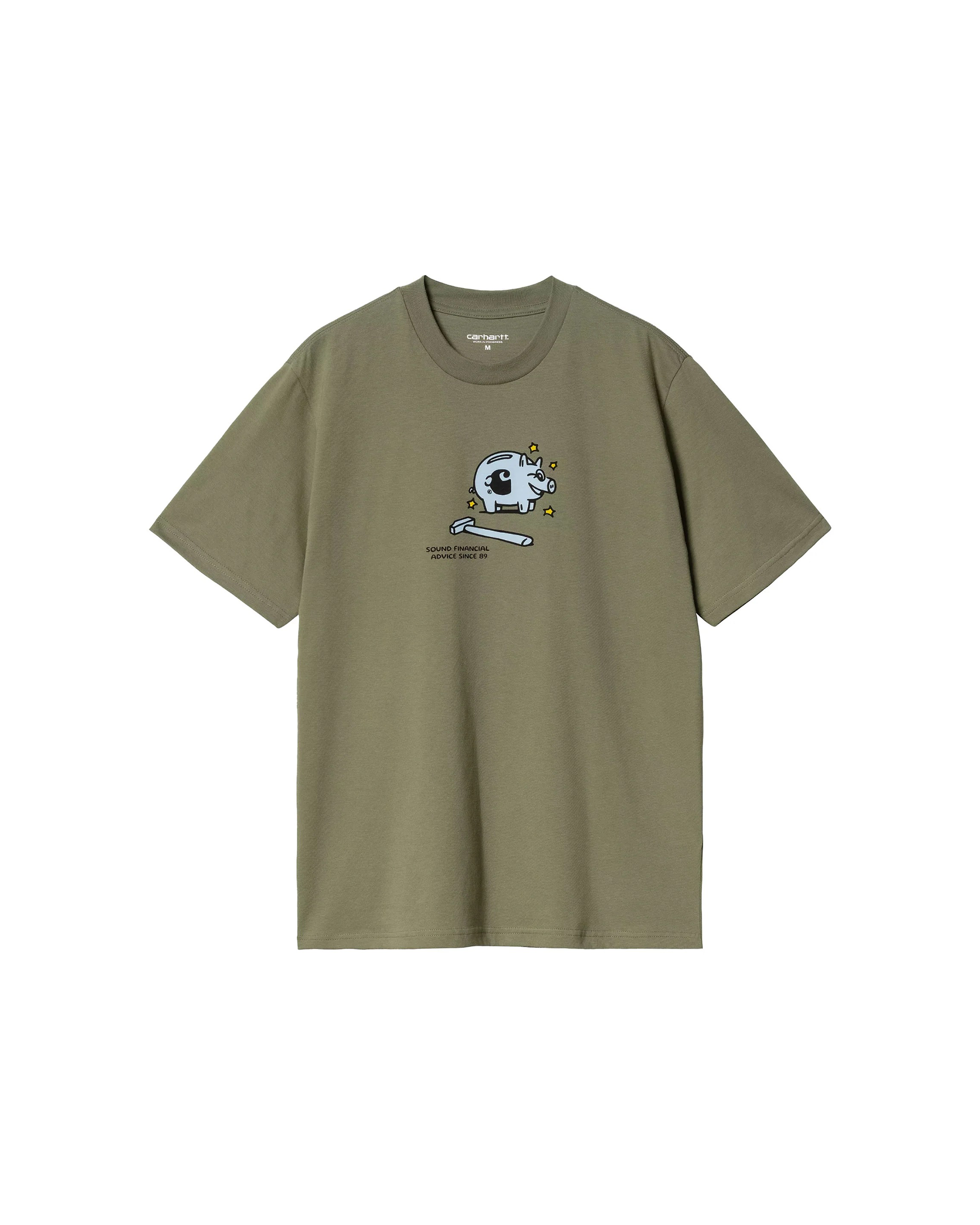S/S Piggybank T-Shirt - Dollar Green