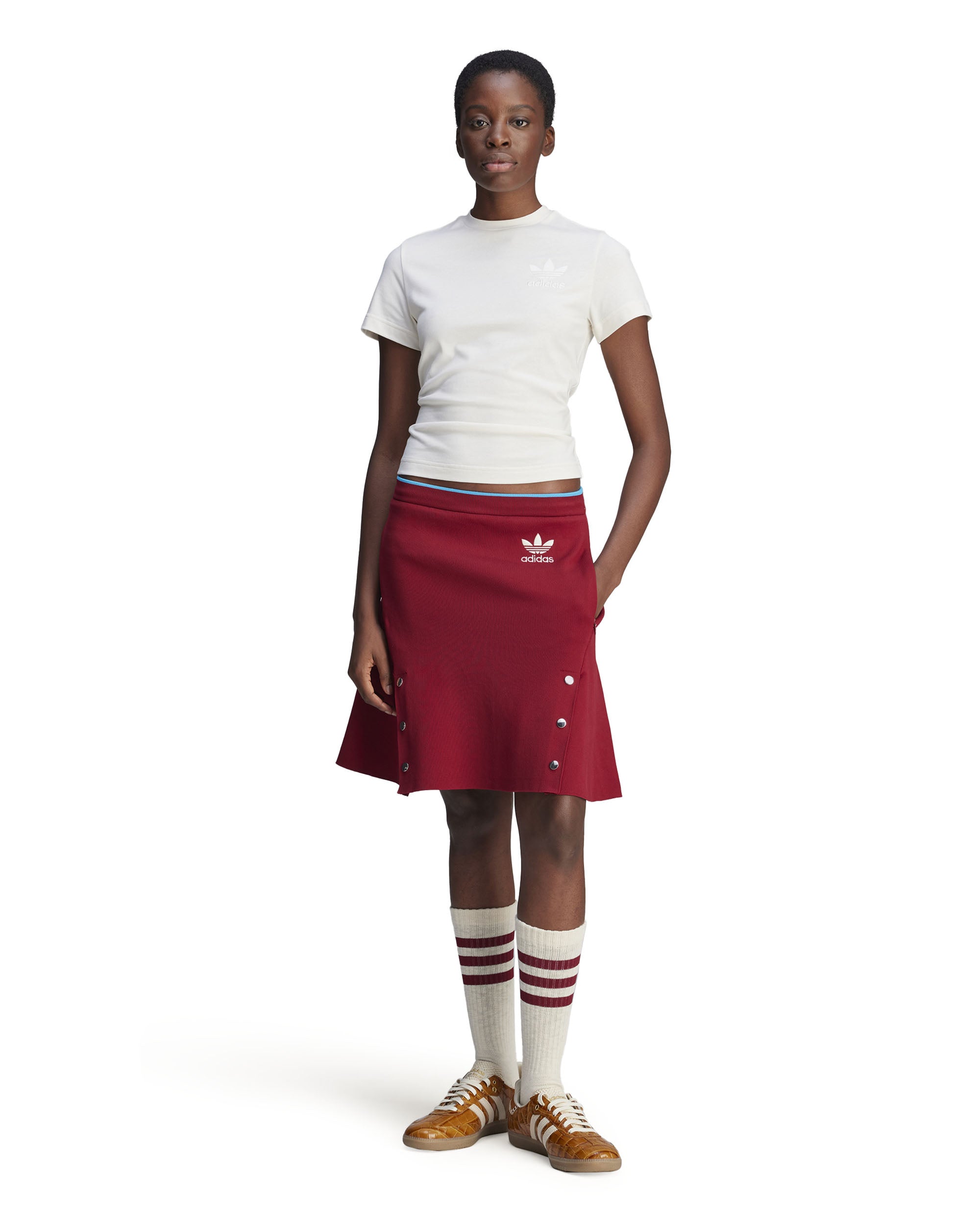 Wales Bonner Womens Short Sleeve T-Shirt - White