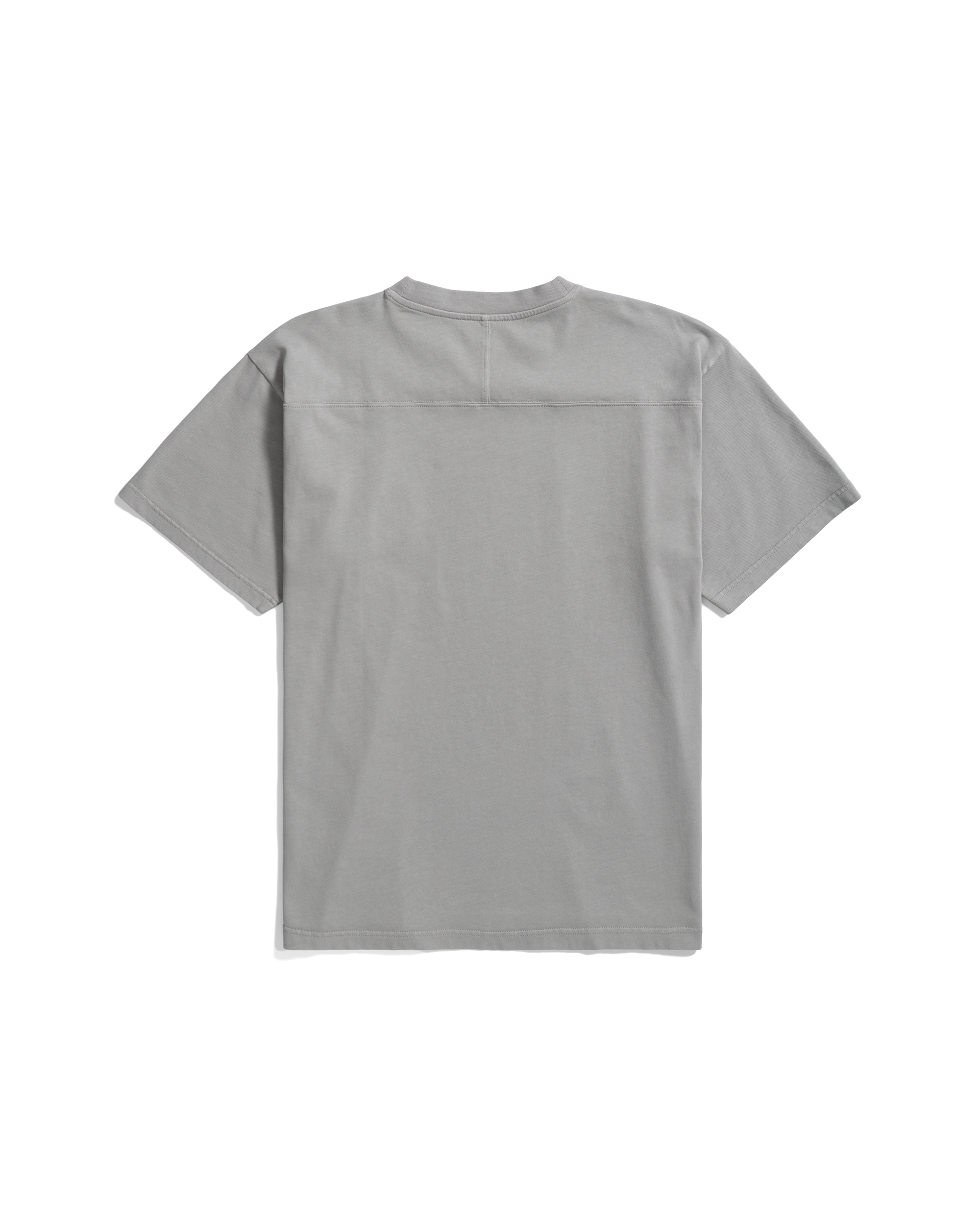 Simon Heavy N Patch T-shirt - Weather Grey