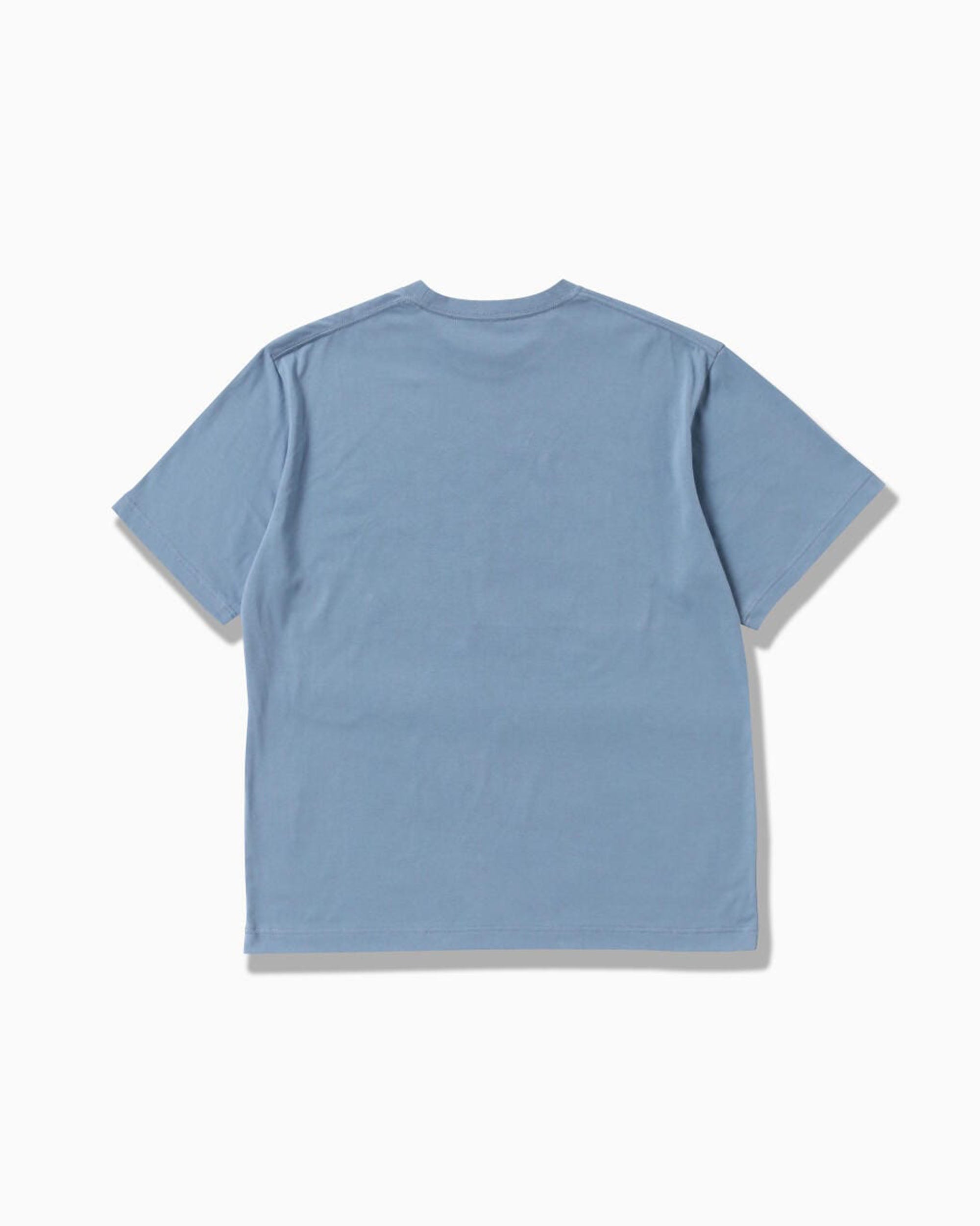 And Wander Logo Short Sleeve T-Shirt - Light Blue