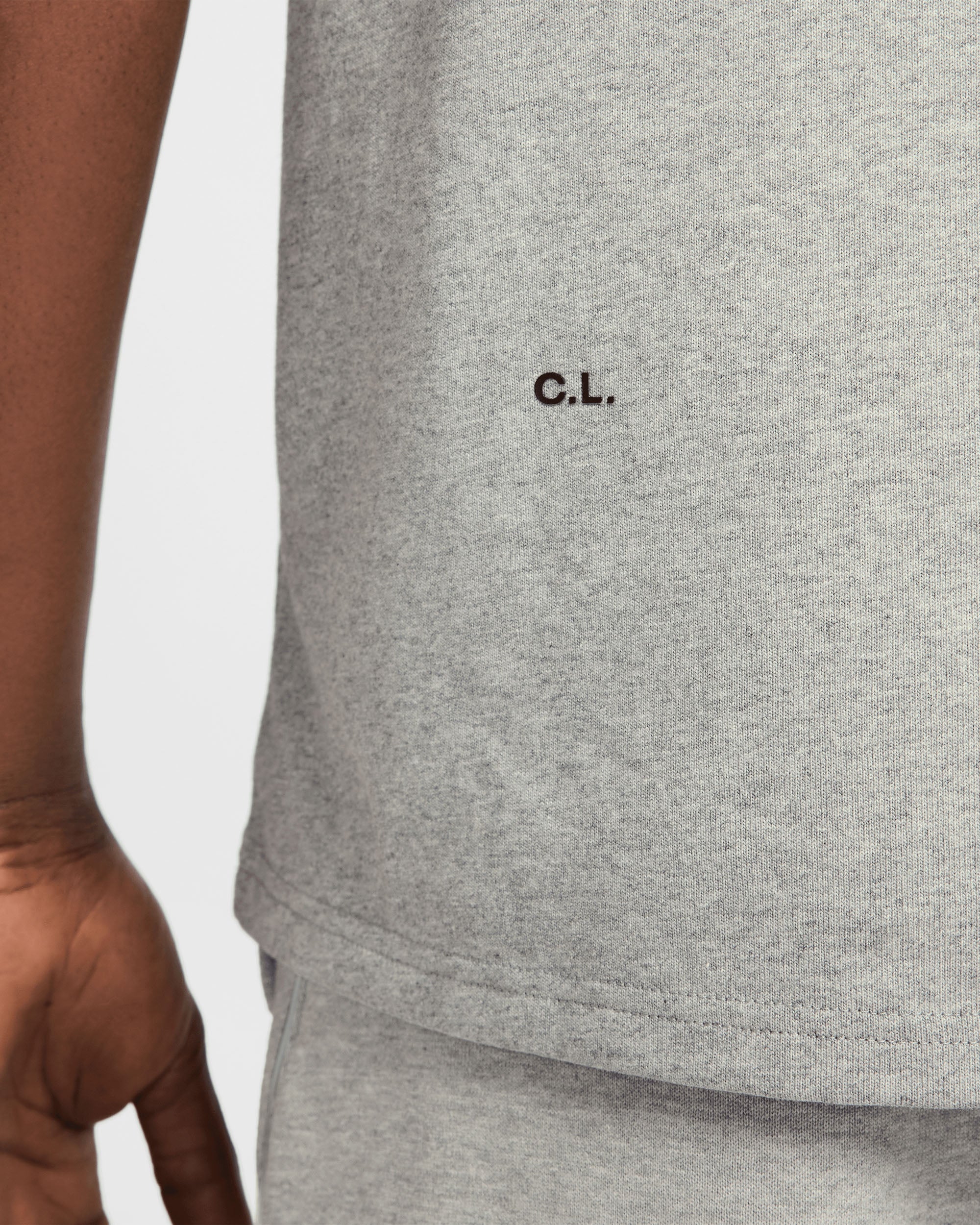 NOCTA Contrast Stitch T-Shirt - Dark Heather Grey