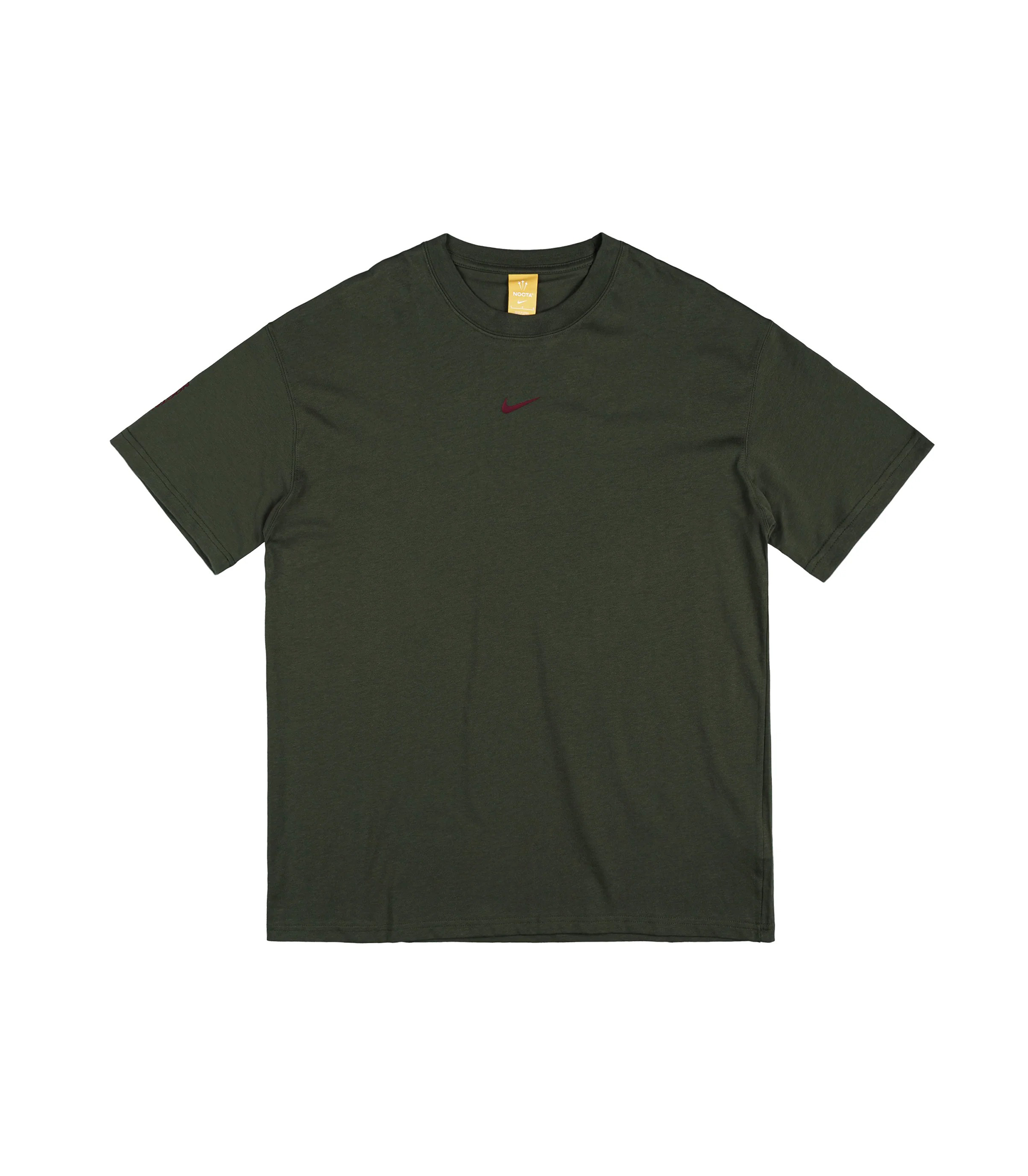 NOCTA Contrast Stitch T-Shirt - Cargo Khaki / Team Red