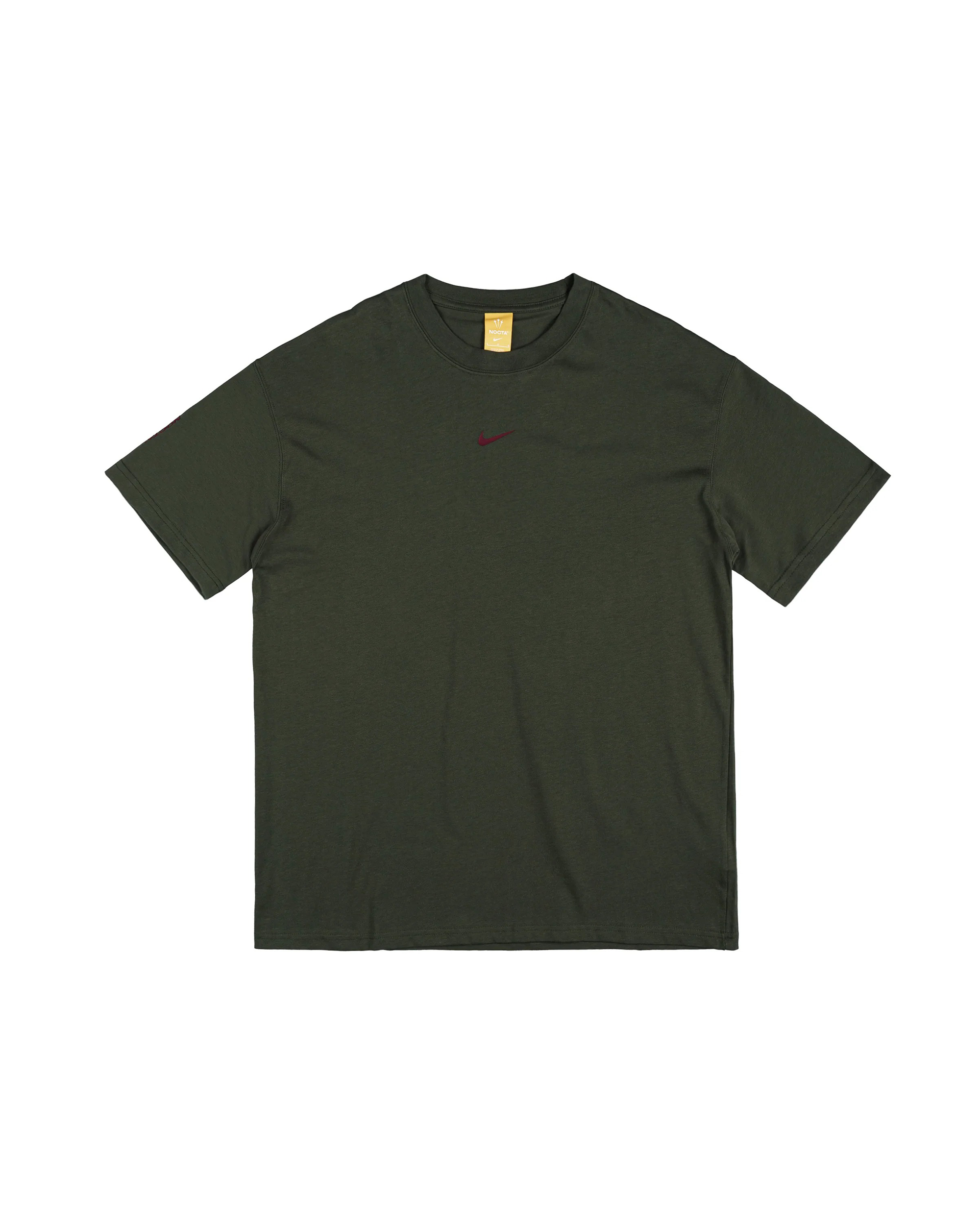 NOCTA Contrast Stitch T-Shirt - Cargo Khaki / Team Red