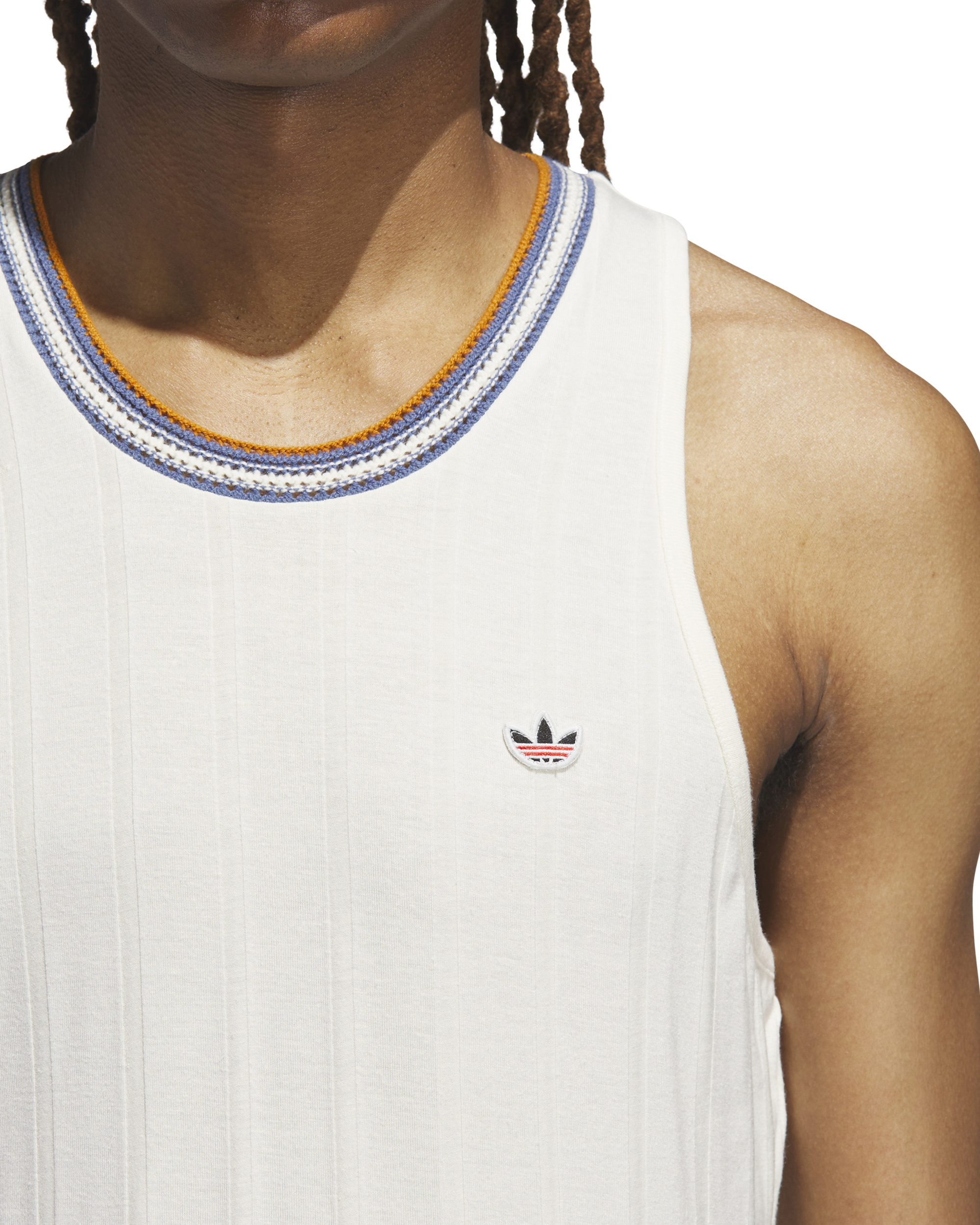 CLOT Knit Collar Tank - Cream