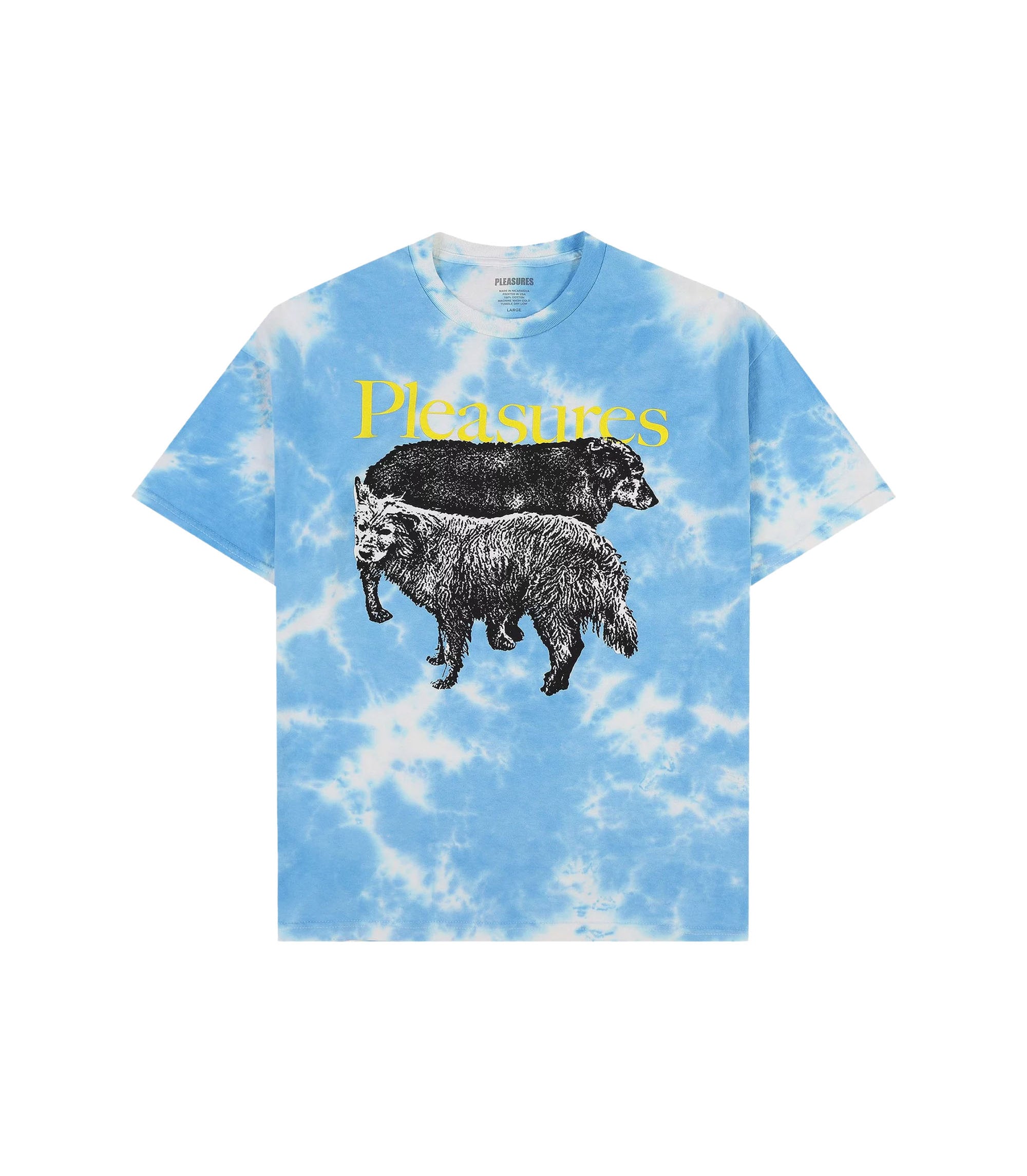 Wet Dogs T-shirt - Blue Dye