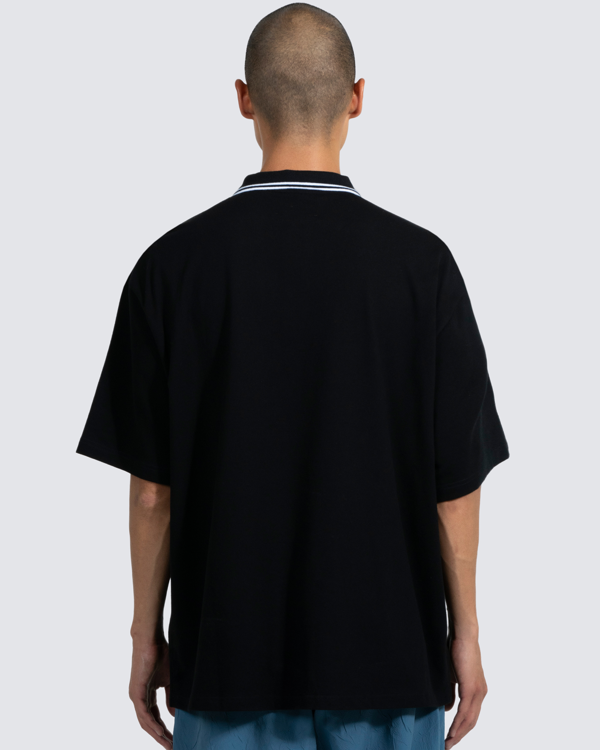 PN Boxy Polo - Black