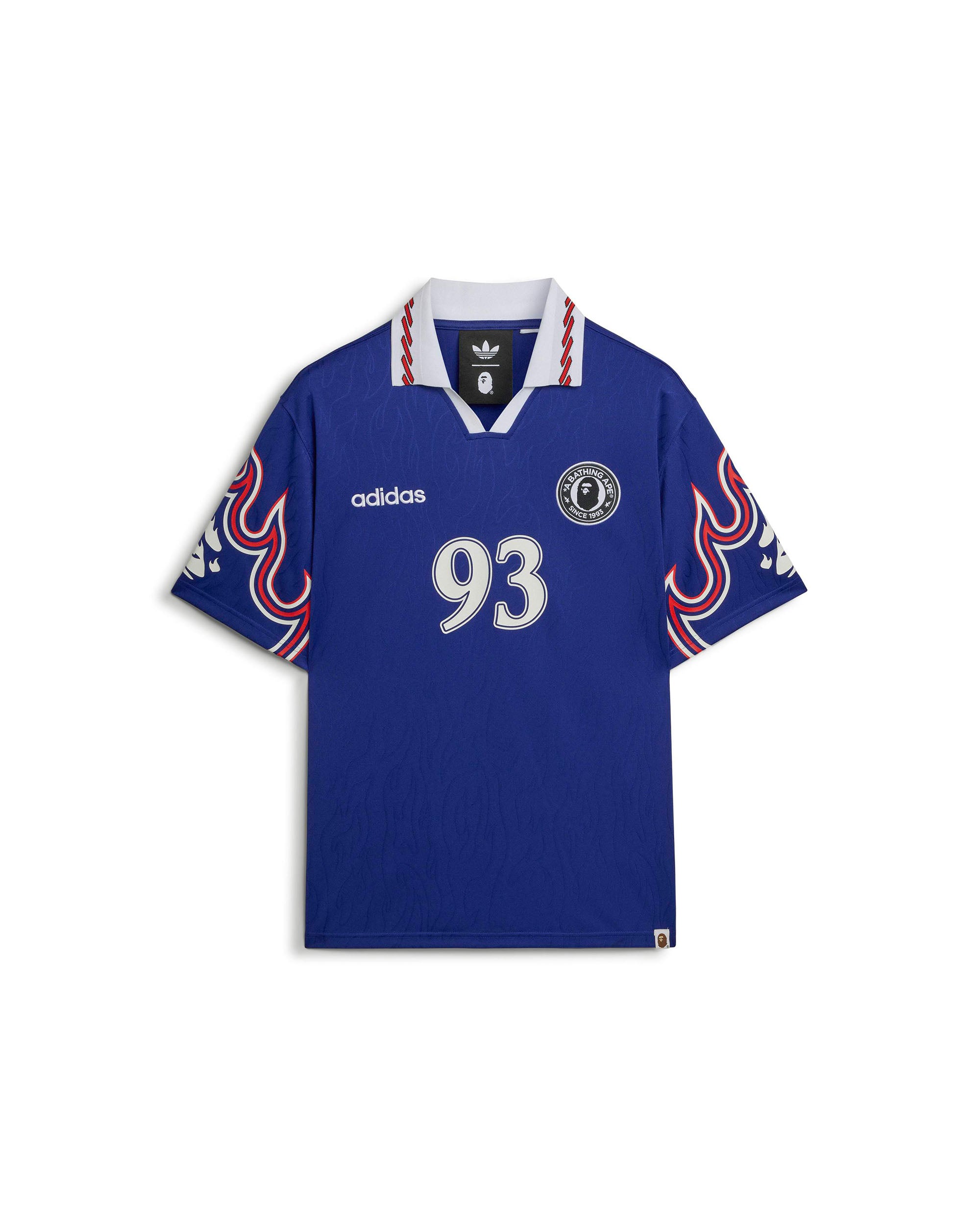 BAPE SSL Flame Jersey - Japan Blue