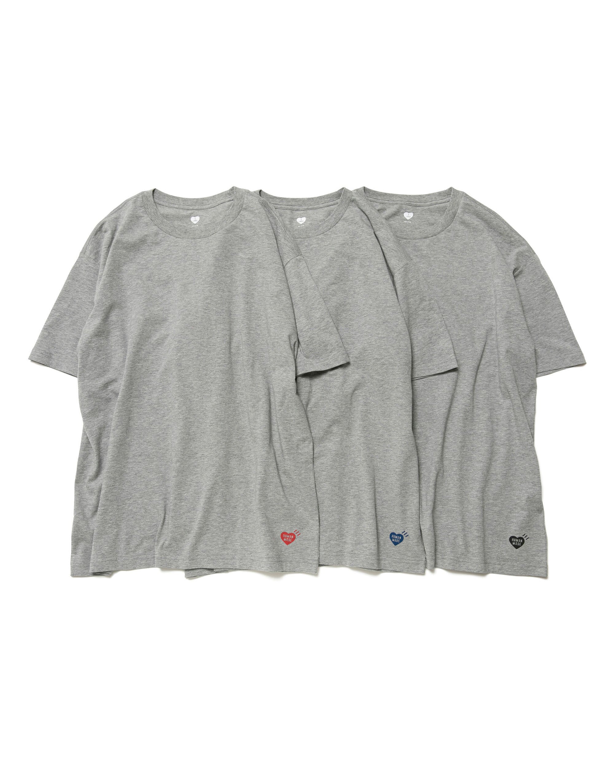 3-Pack T-shirt Set - Grey