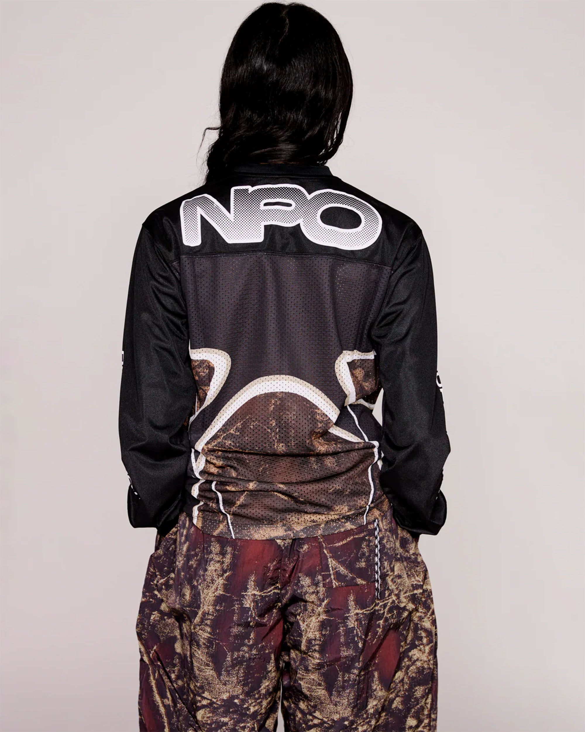 Alien L/S Moto Shirt - Black