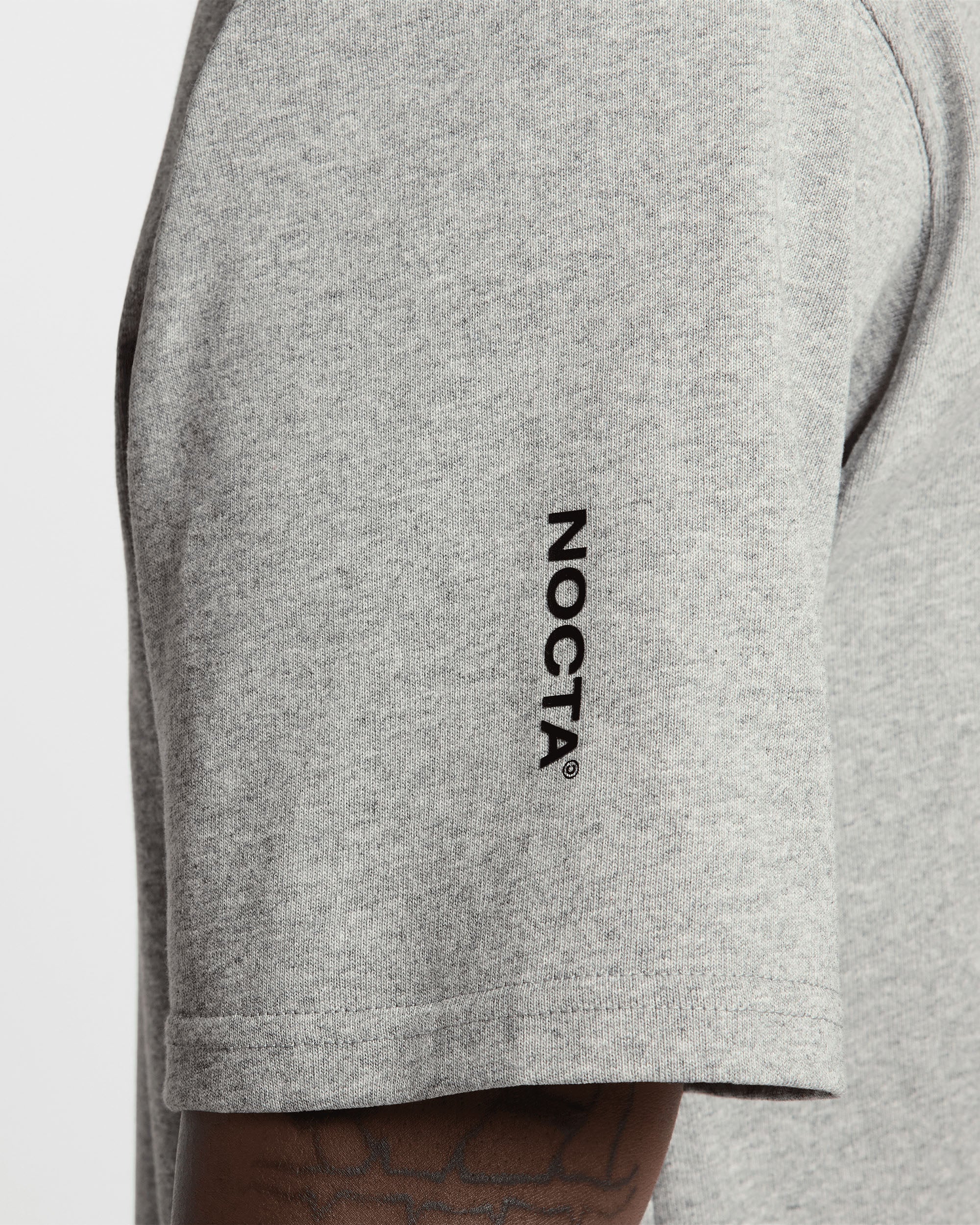 NOCTA Contrast Stitch T-Shirt - Dark Heather Grey