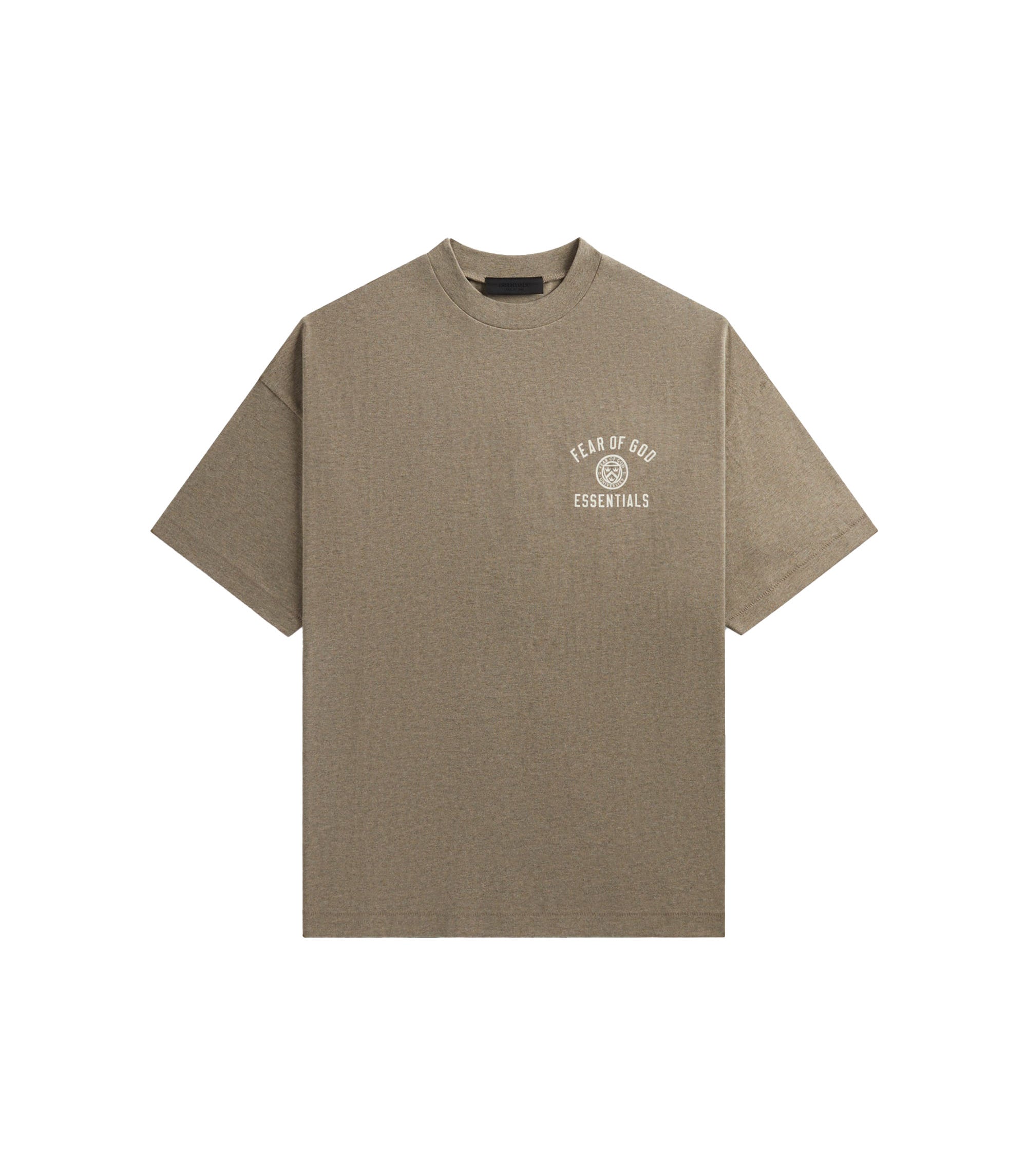 Jersey Crewneck T-Shirt 'University' - Heather Gray