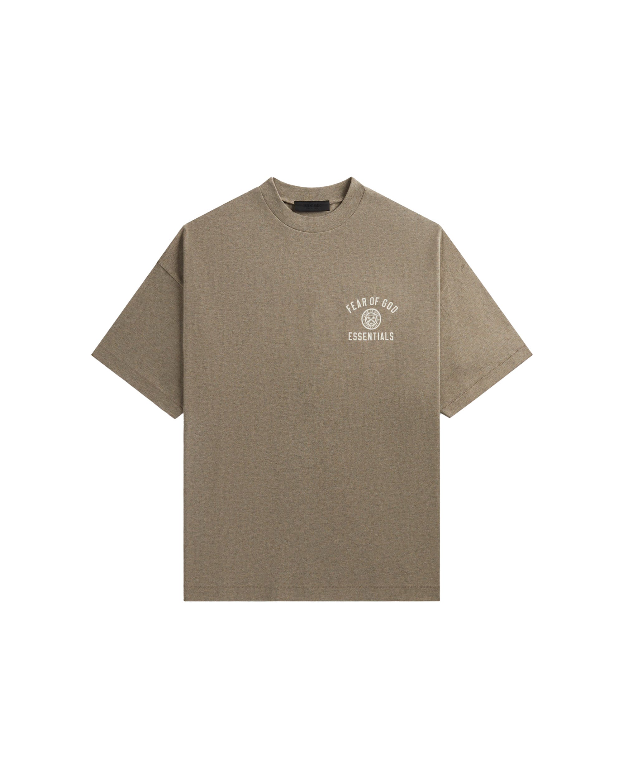Jersey Crewneck T-Shirt 'University' - Heather Gray