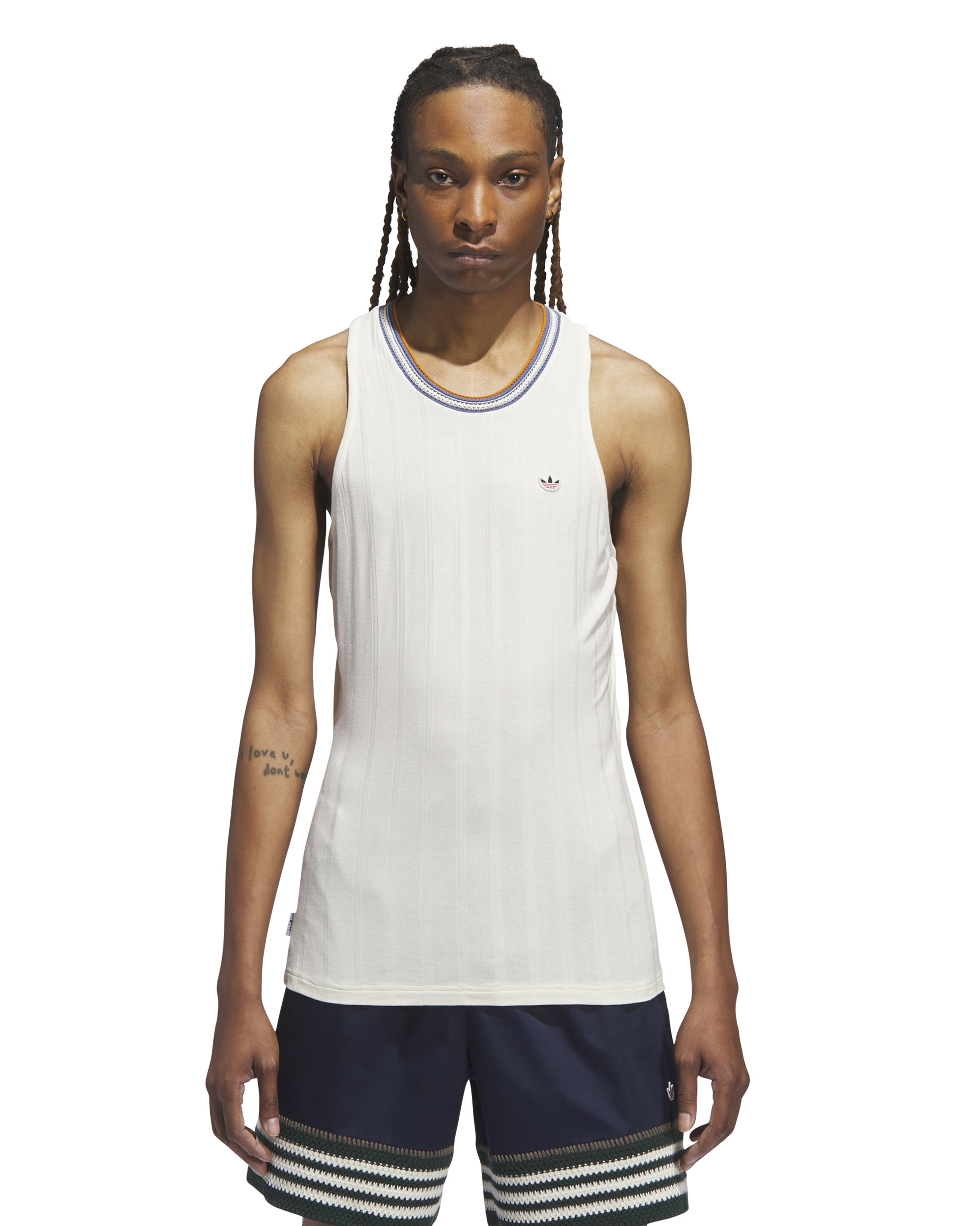 CLOT Knit Collar Tank - Cream