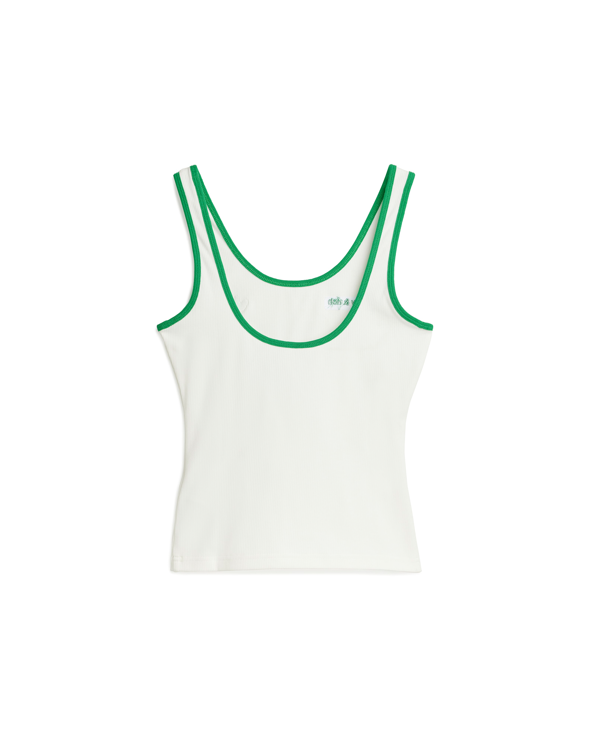 Sporty & Rich Tank - Off White / Green