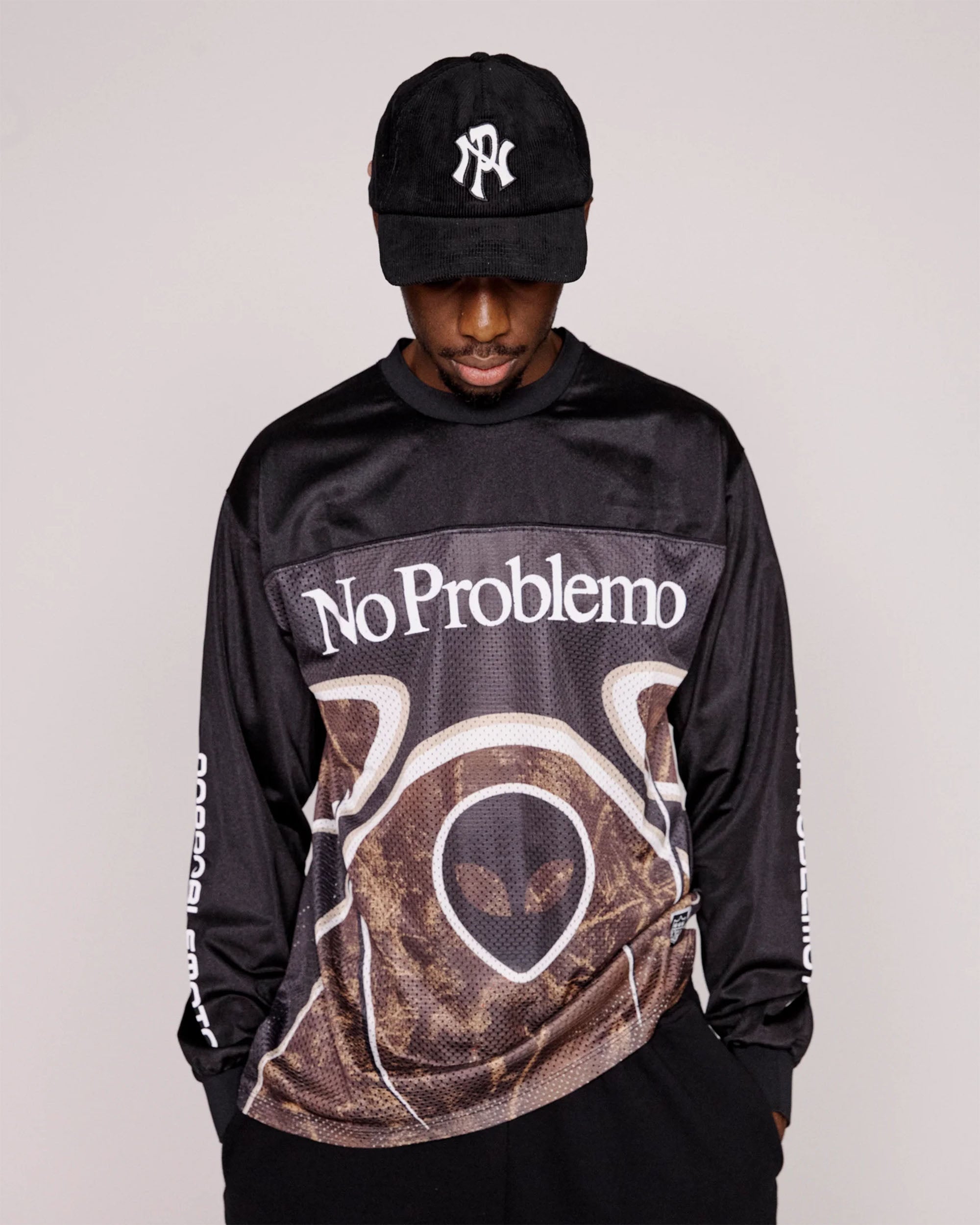 Alien L/S Moto Shirt - Black