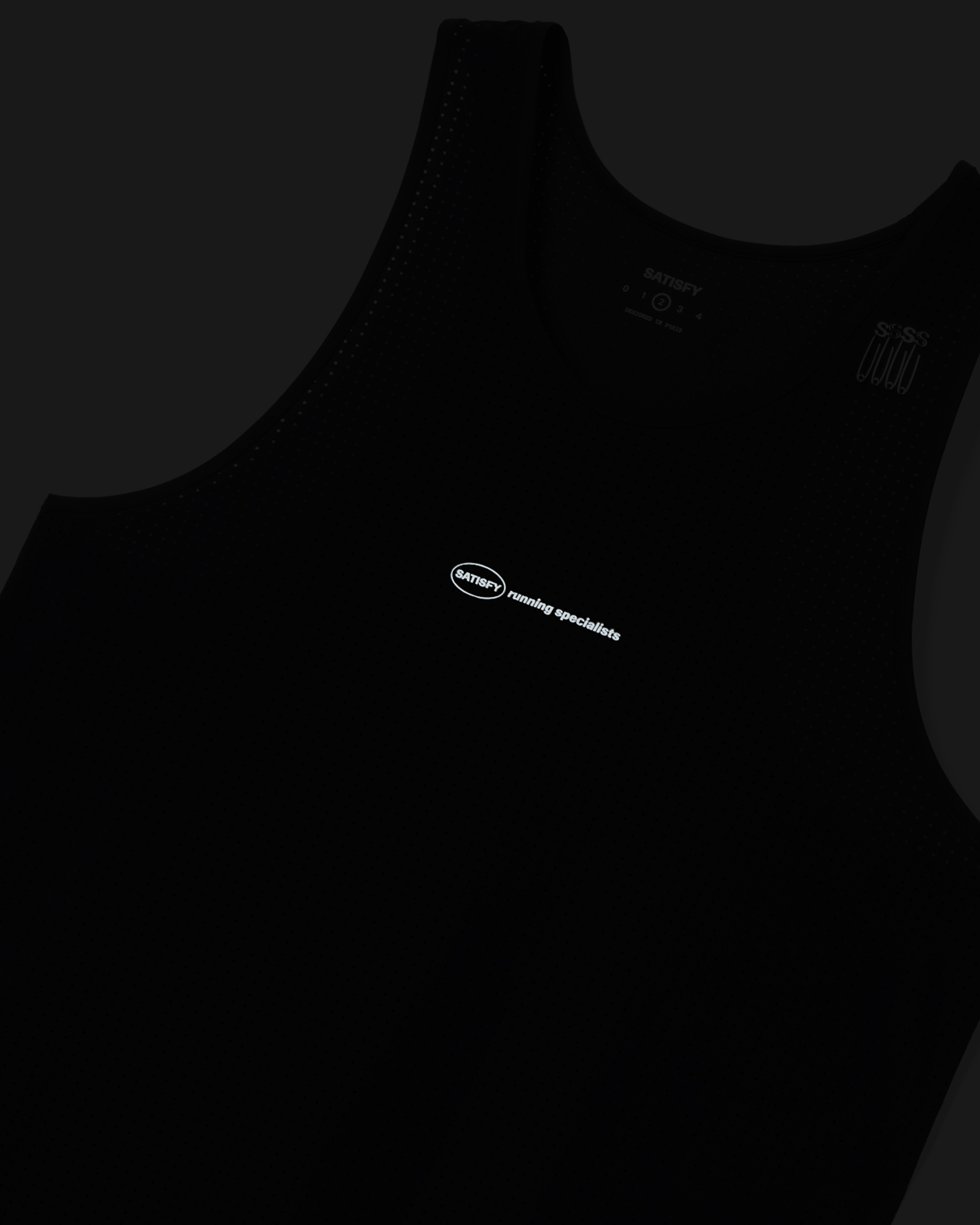 Space-O Singlet - Black