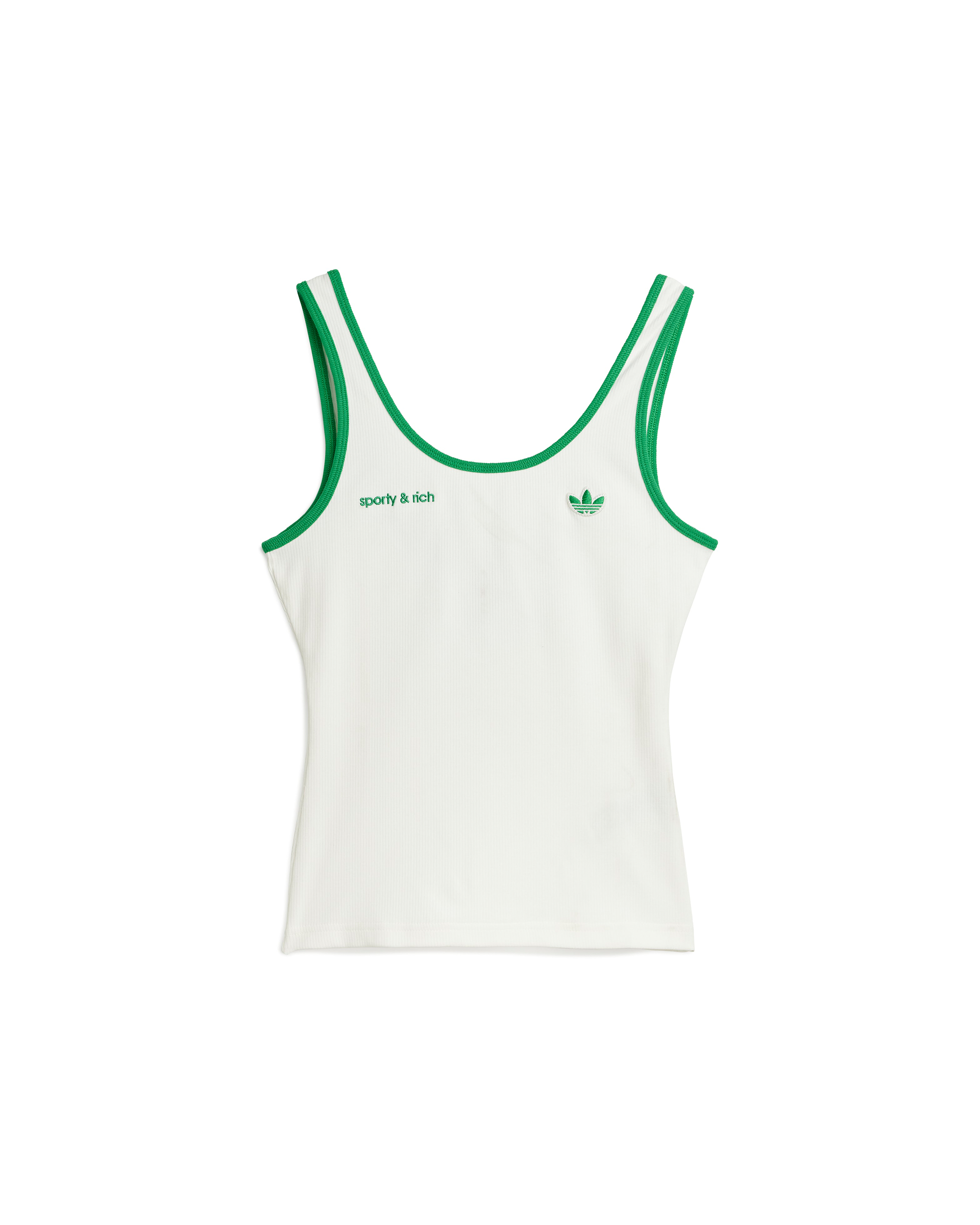 Sporty & Rich Tank - Off White / Green