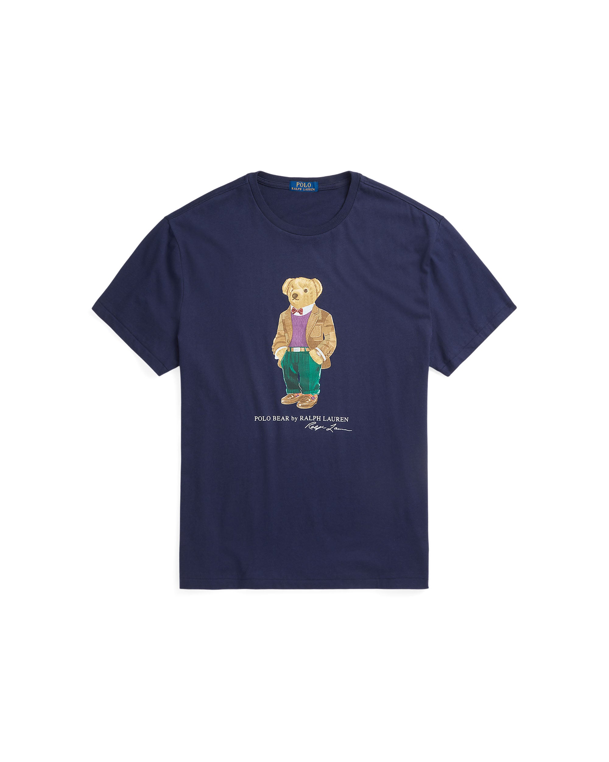 Classic Fit Polo Bear Jersey T-Shirt - Navy
