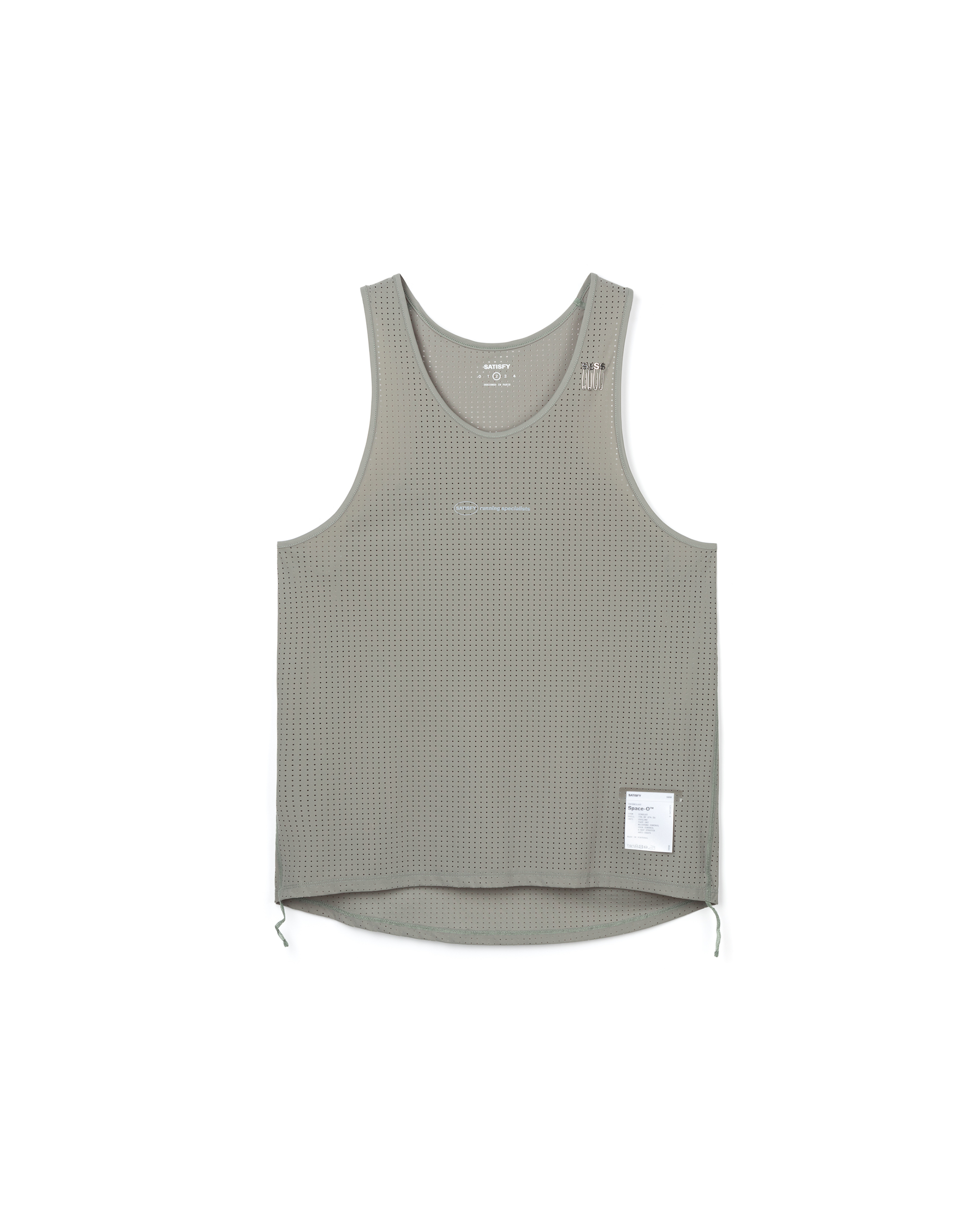 Space-O Singlet - Dry Sage