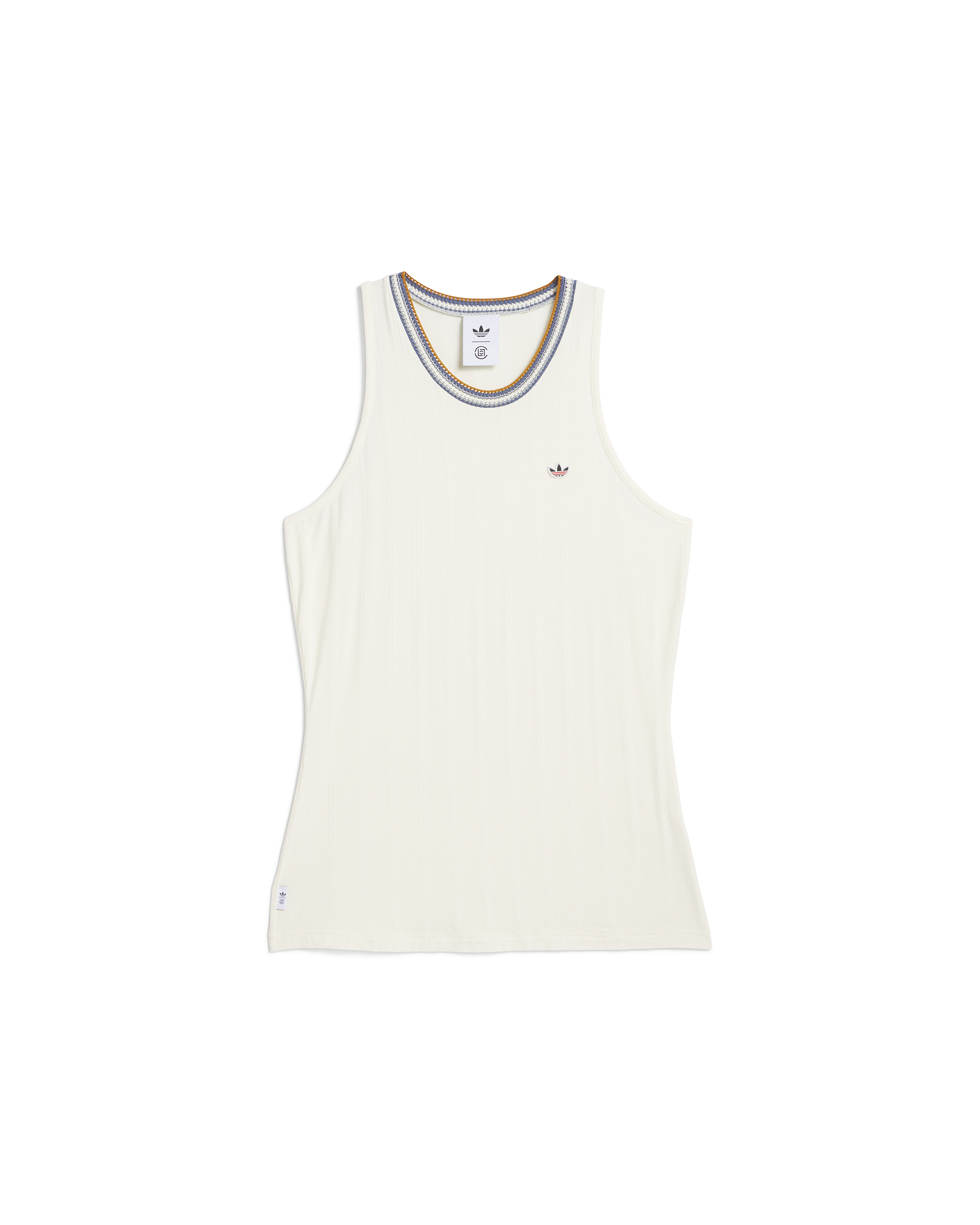CLOT Knit Collar Tank - Cream