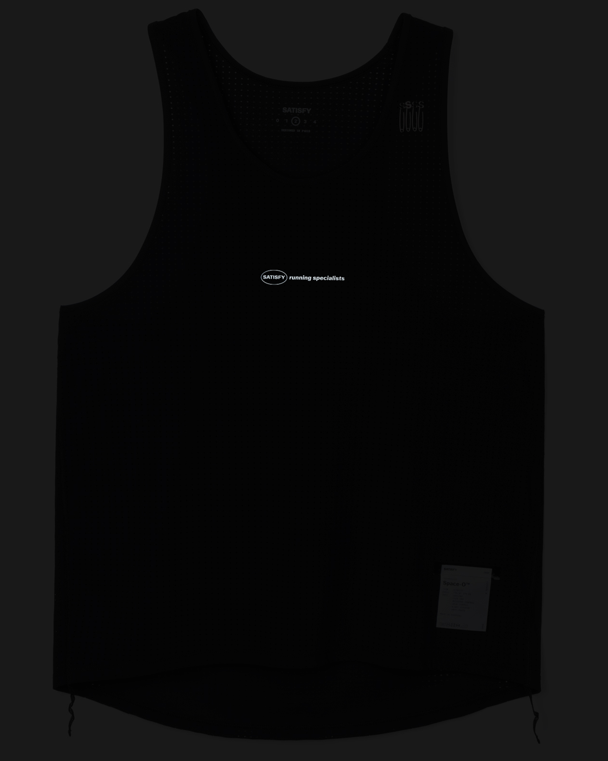 Space-O Singlet - Black