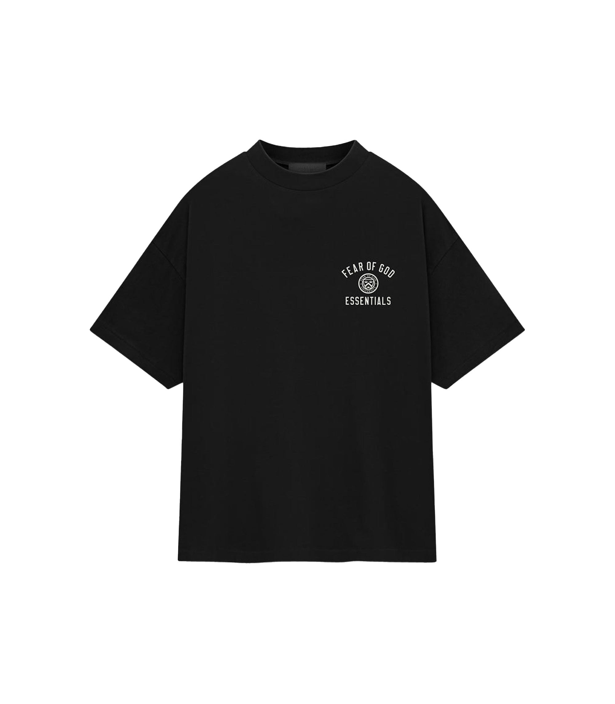 Jersey Crewneck T-Shirt 'University' - Black