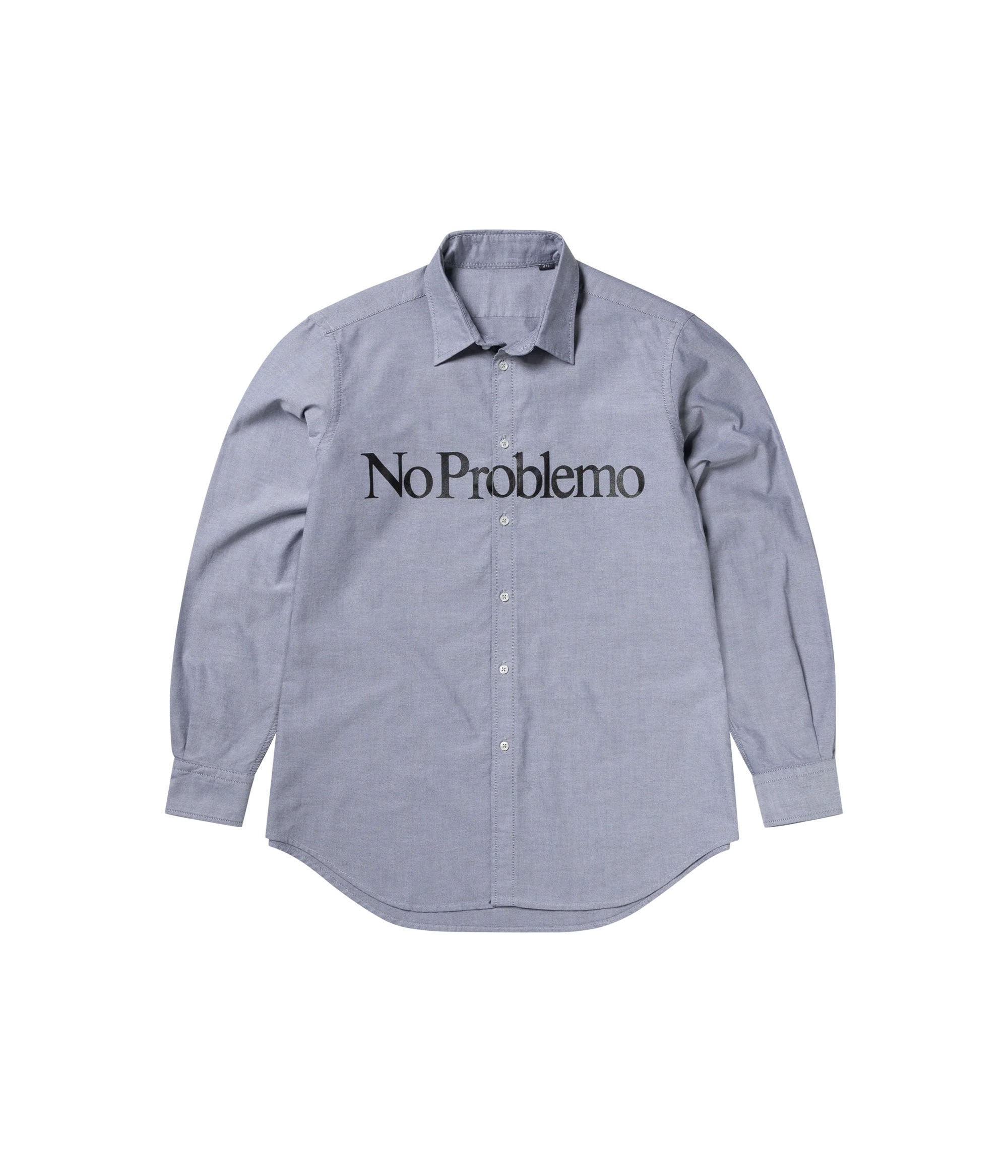 No Problemo L/S Oxford Shirt - Charcoal