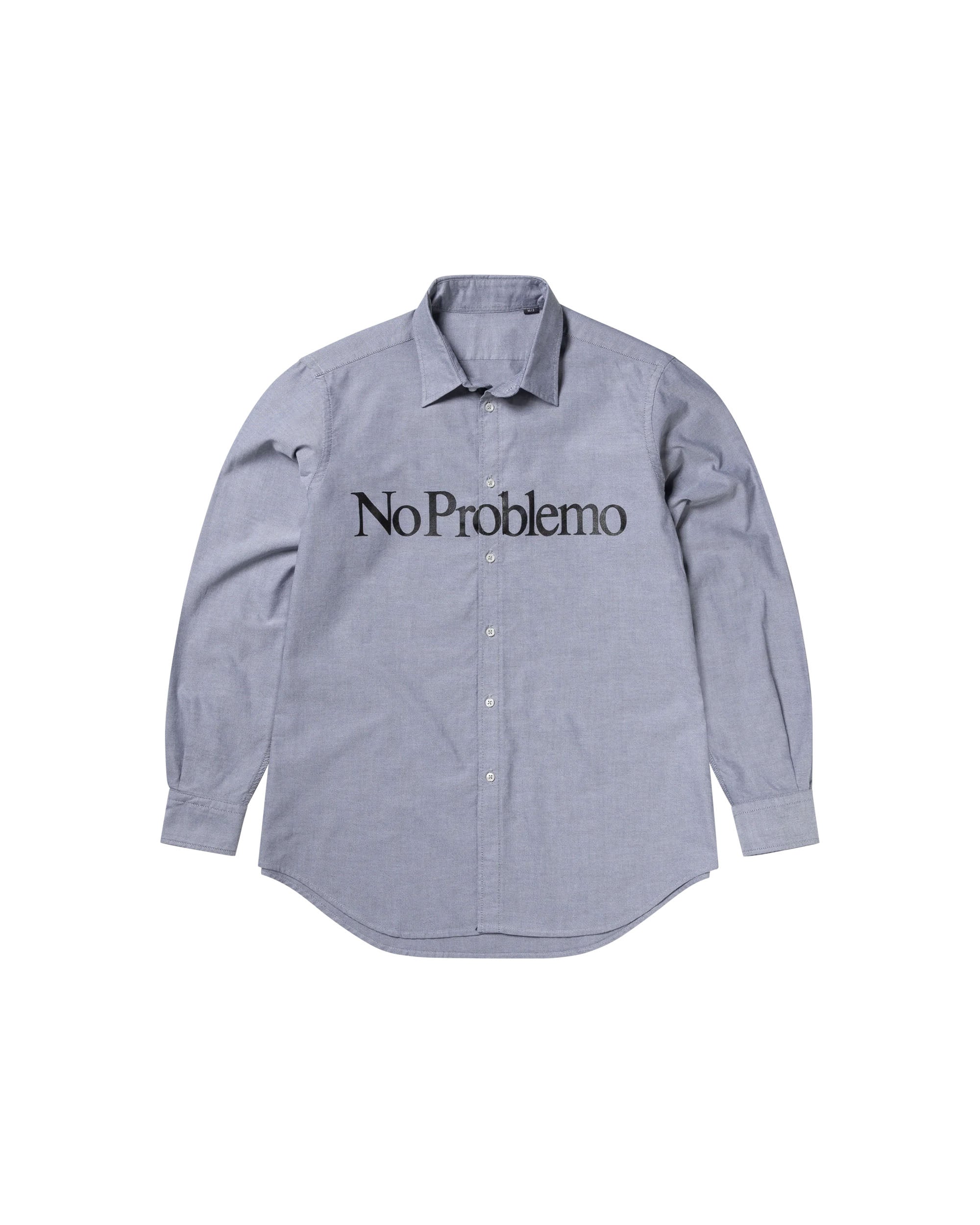 No Problemo L/S Oxford Shirt - Charcoal