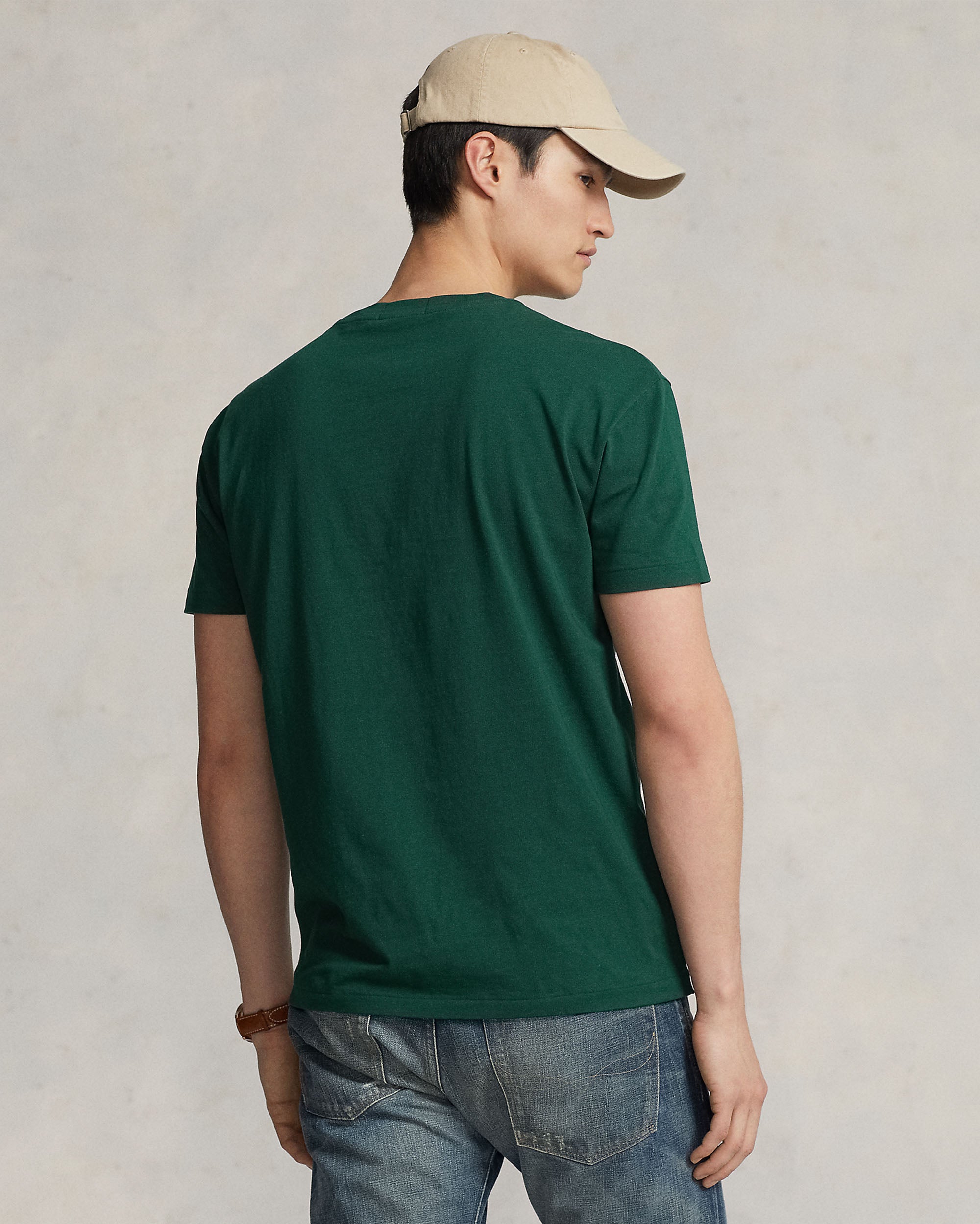 Classic Fit Logo Jersey T-Shirt - Green