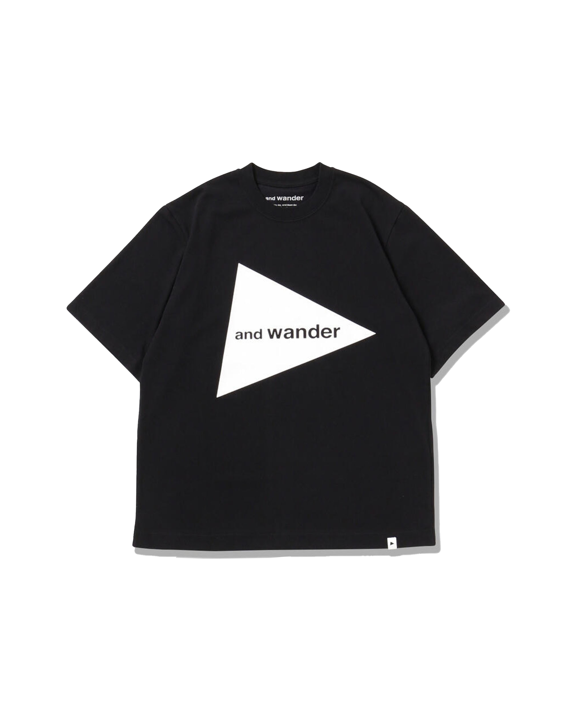 And Wander Logo Short Sleeve T-Shirt - Black