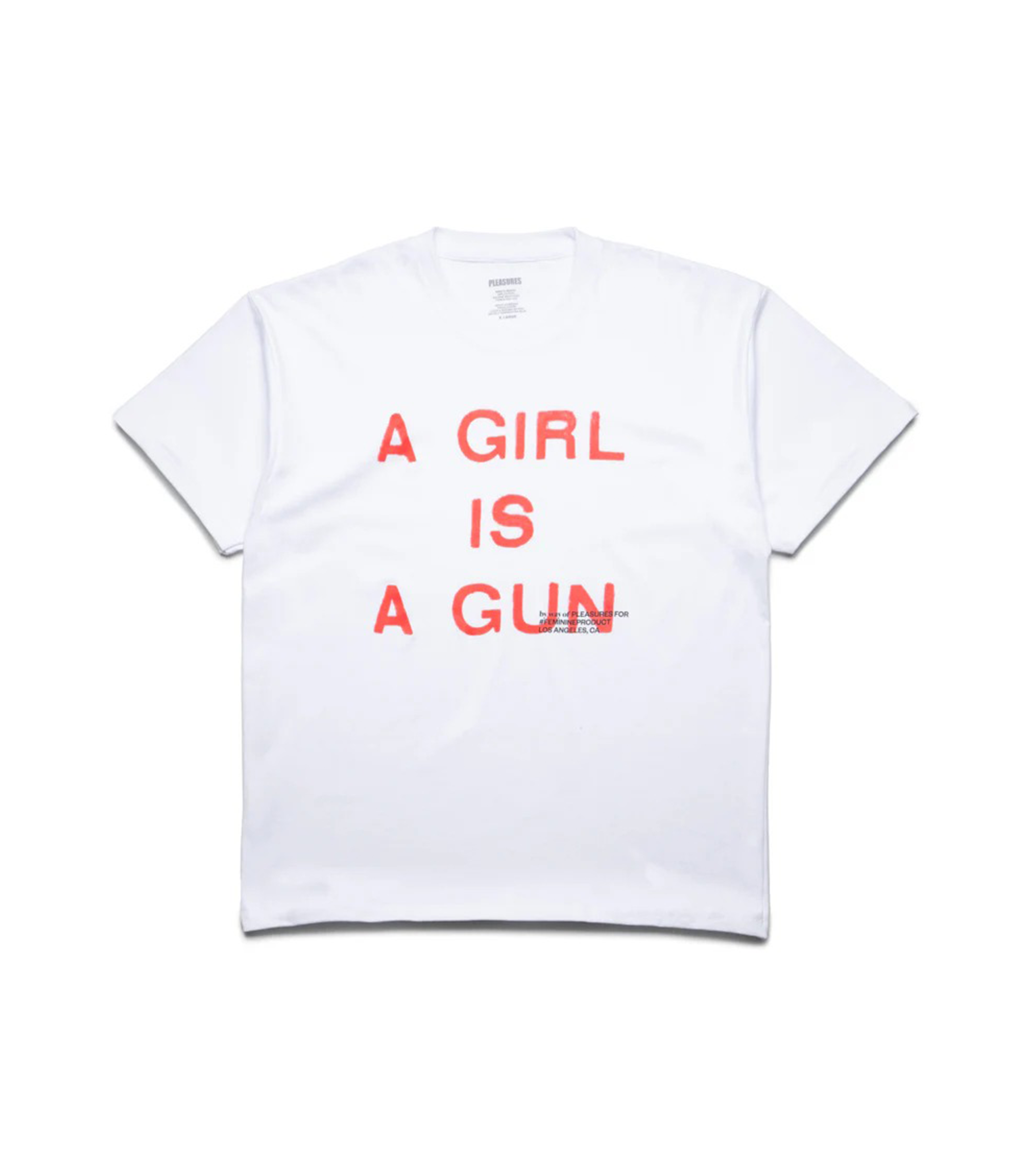 Girl Is A Gun T-Shirt - White