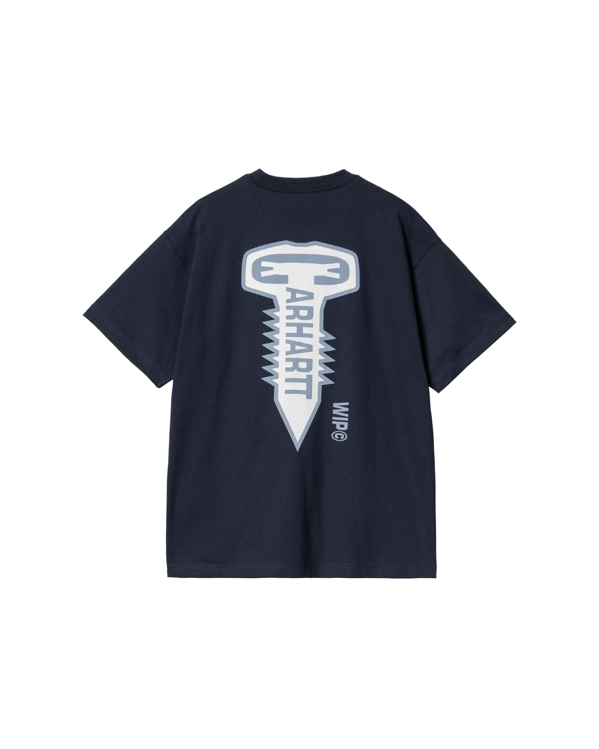 S/S Cross Screw T-Shirt - Air Force Blue