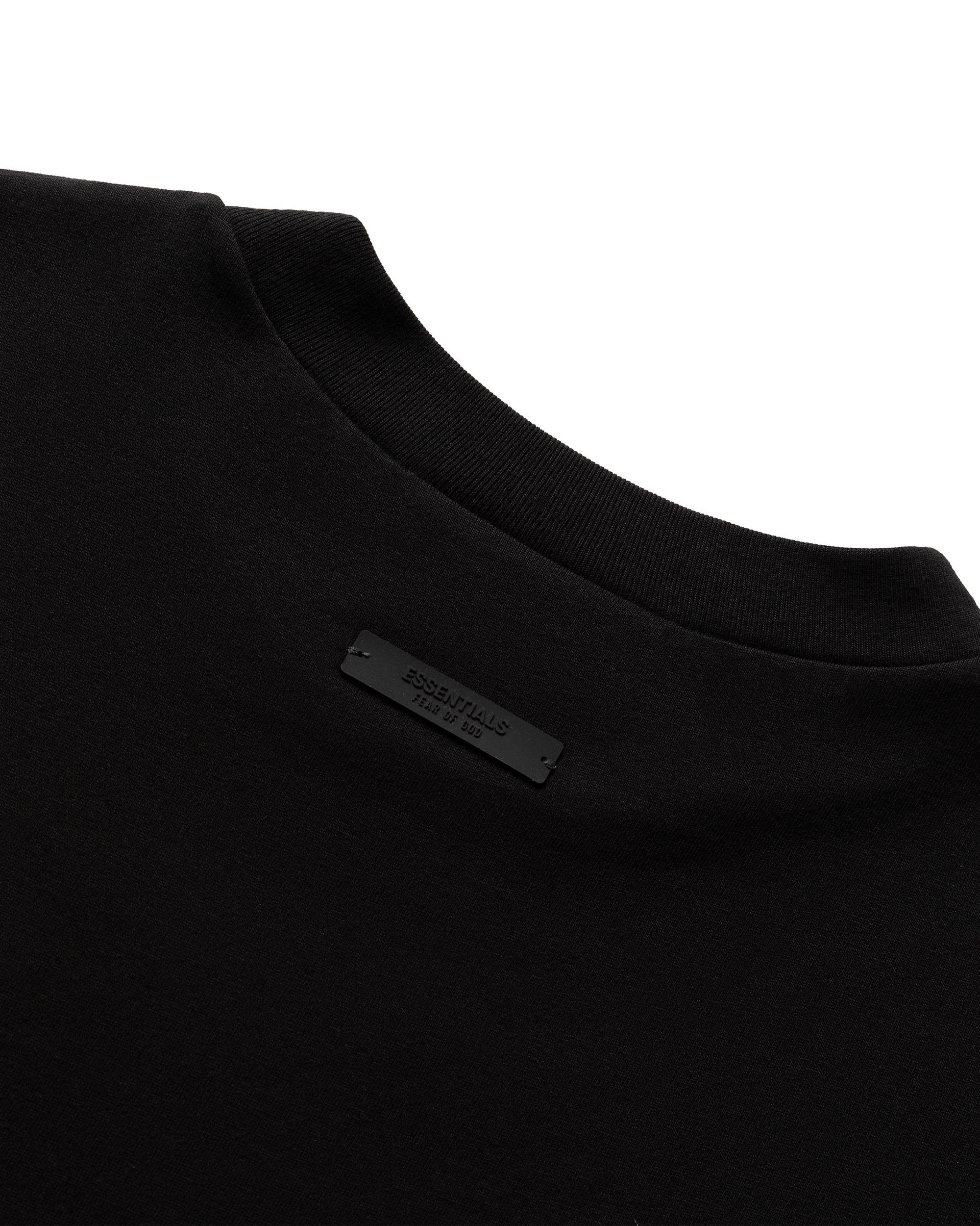 Jersey Crewneck T-Shirt - Black