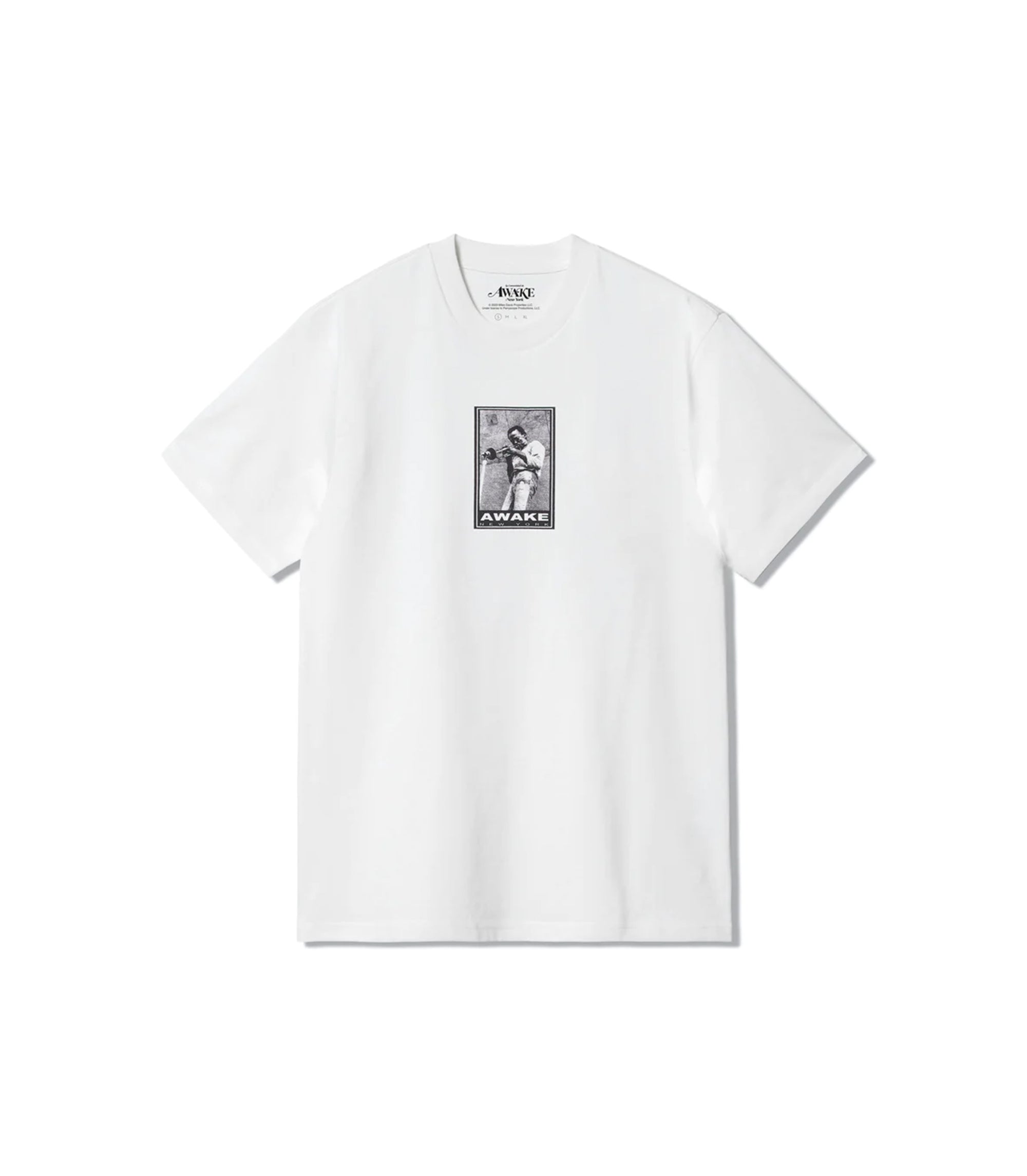Miles Davis Printed SS Tee - White