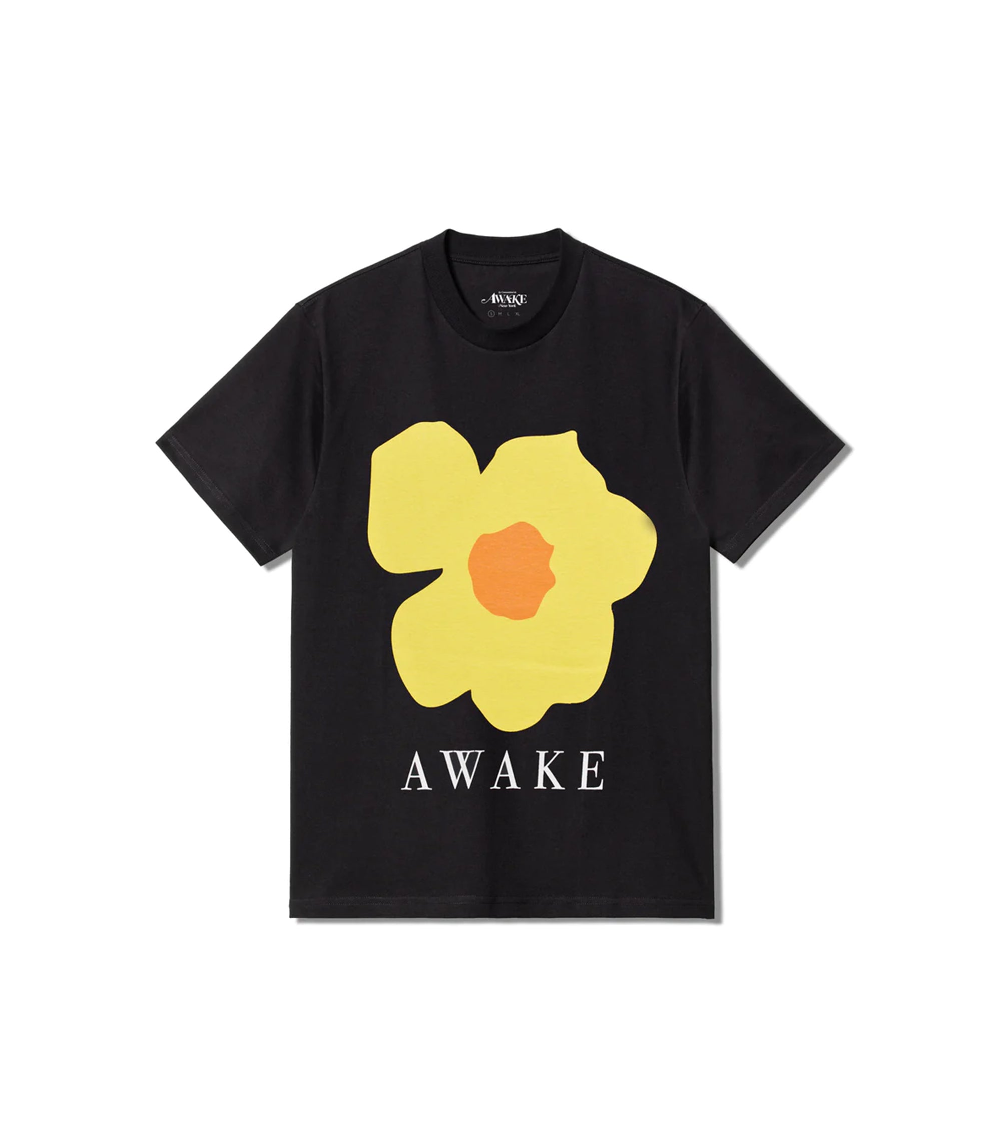 Floral Printed Tee - Charcoal