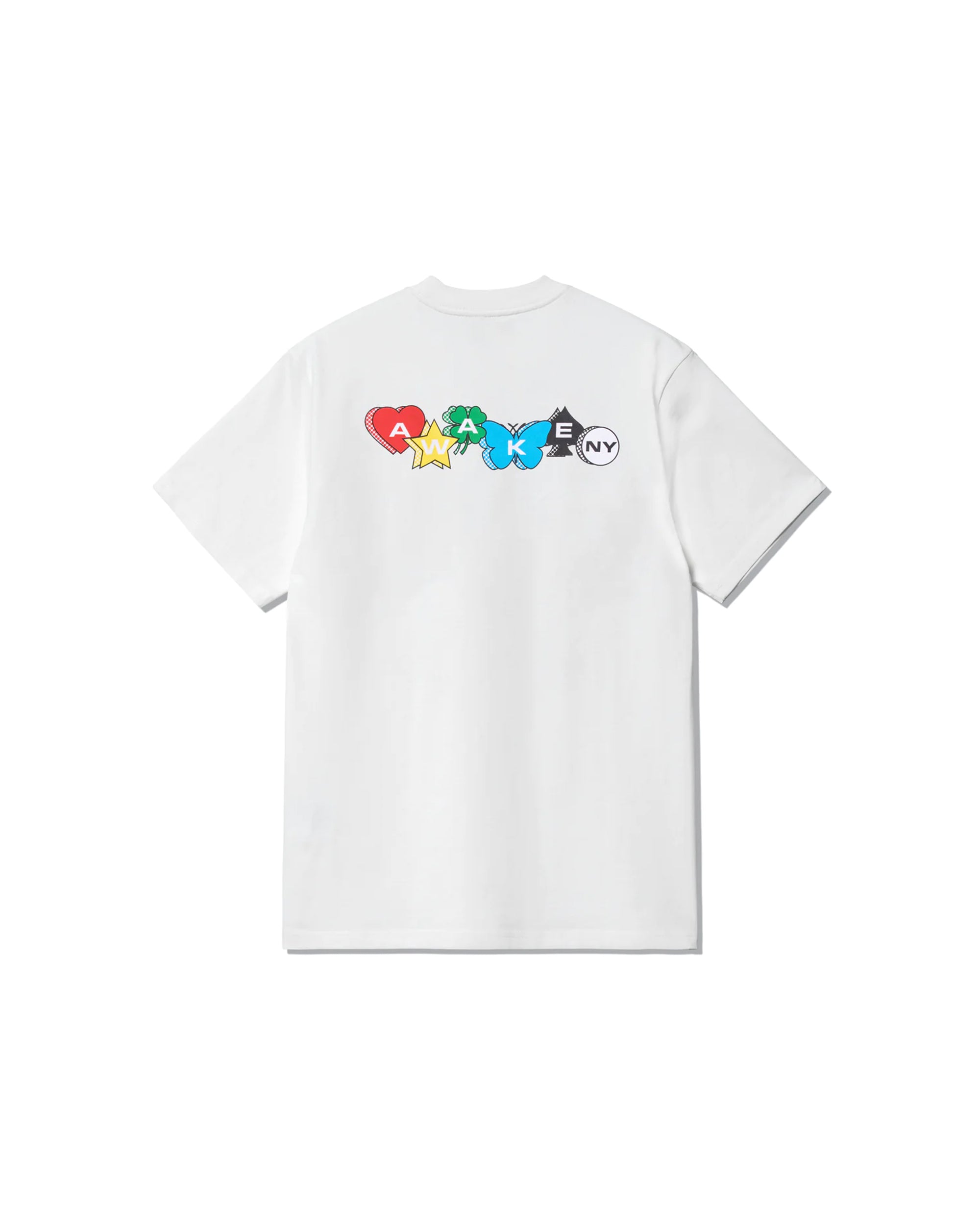 Printed Charm Logo Tee - White